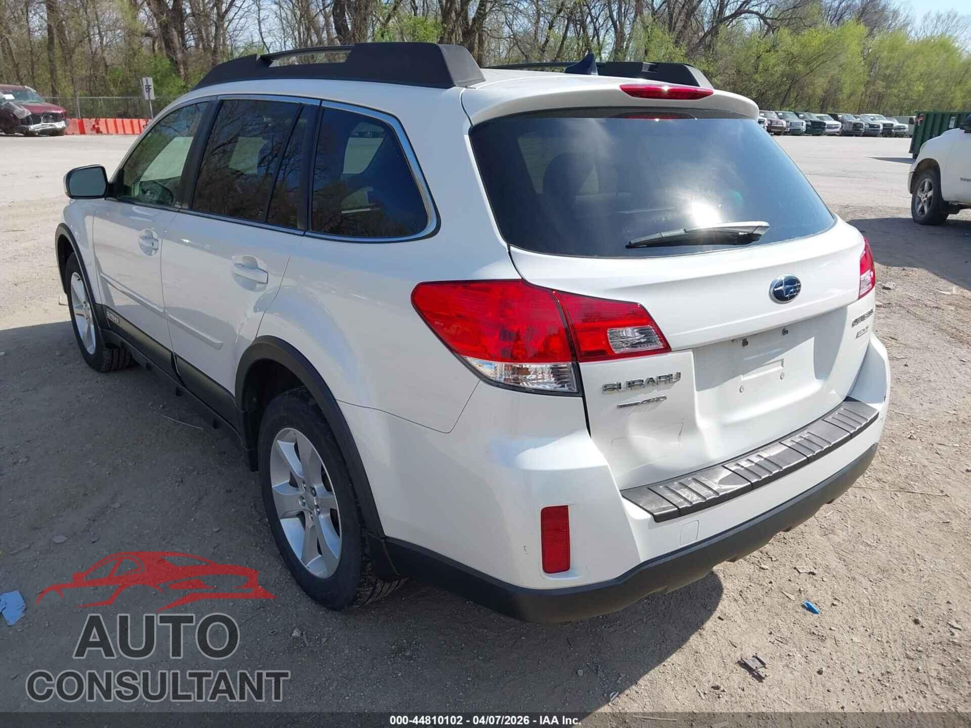 SUBARU OUTBACK 2014 - 4S4BRBCC2E3234741