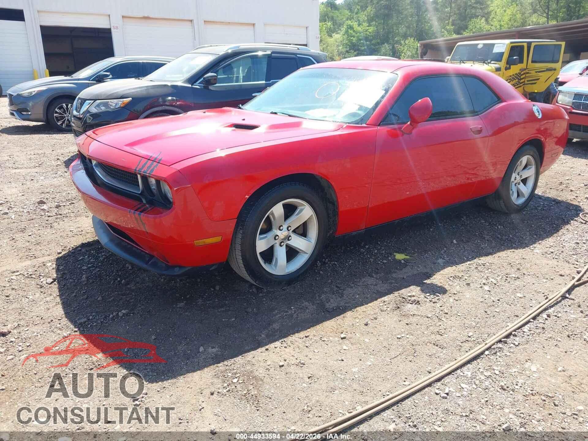 DODGE CHALLENGER 2012 - 2C3CDYAG3CH246606