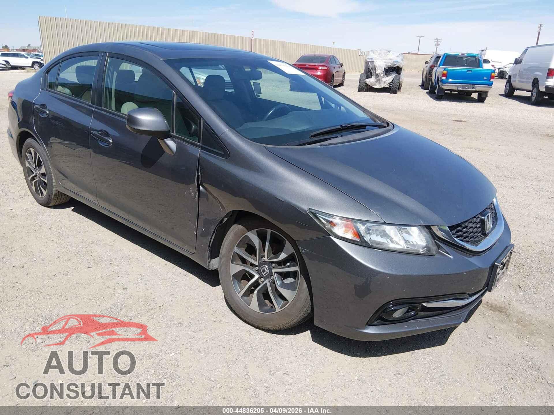HONDA CIVIC 2013 - 19XFB2F94DE244270