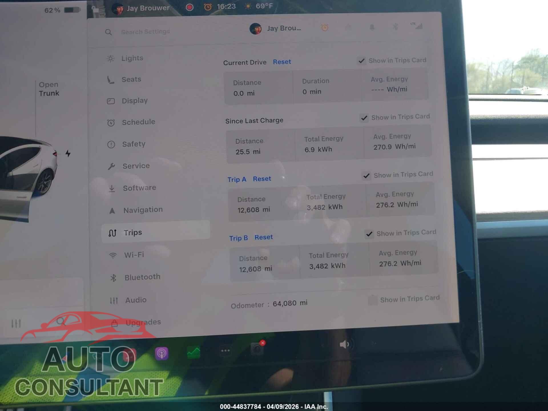 TESLA MODEL 3 2019 - 5YJ3E1EB0KF438696