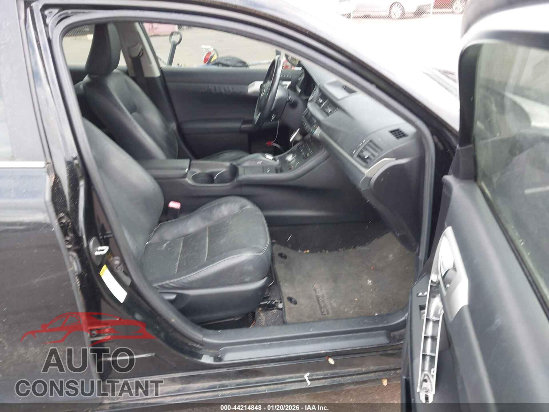 LEXUS CT 200H 2012 - JTHKD5BH2C2070975