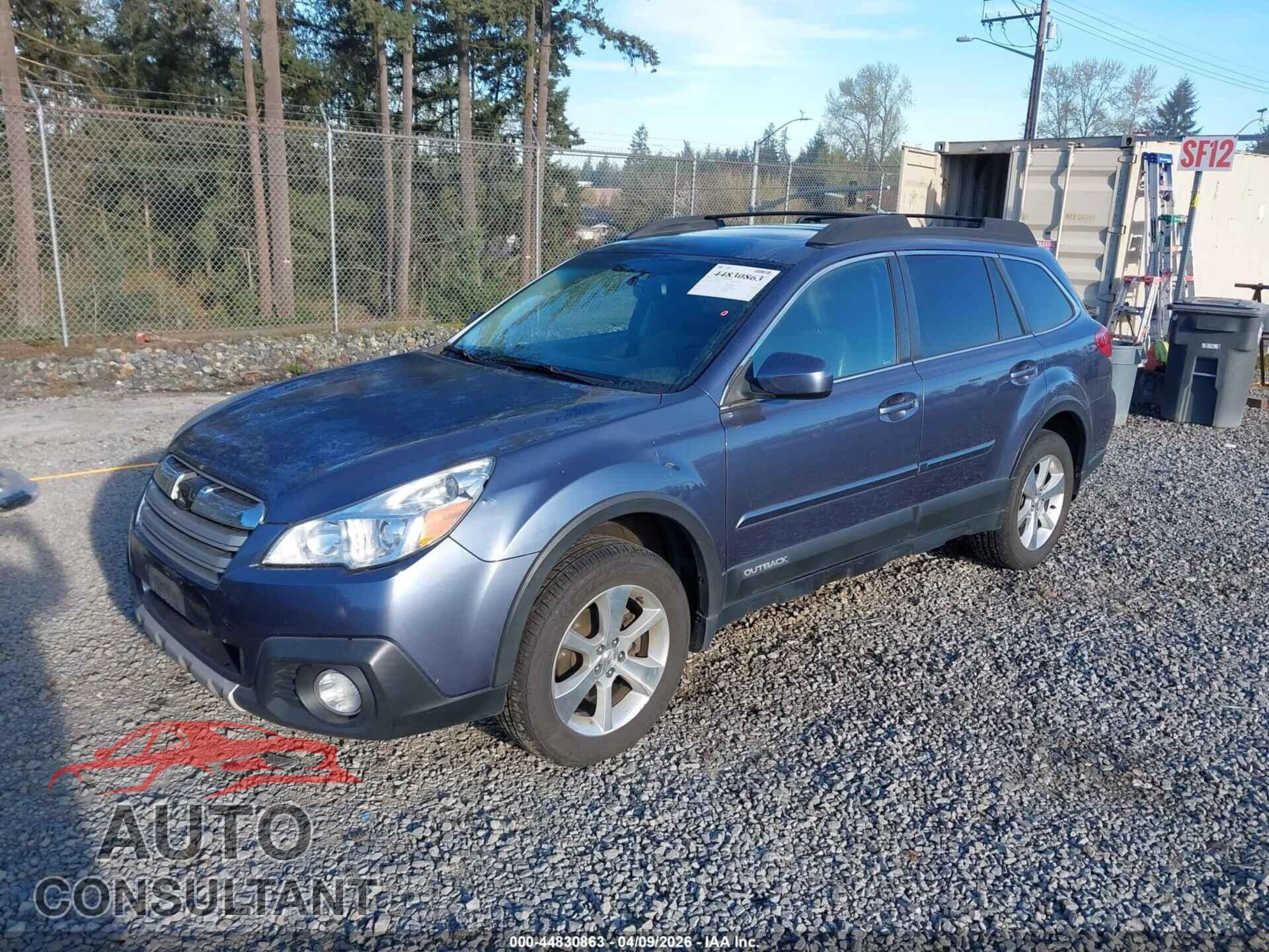 SUBARU OUTBACK 2014 - 4S4BRBLC0E3286725