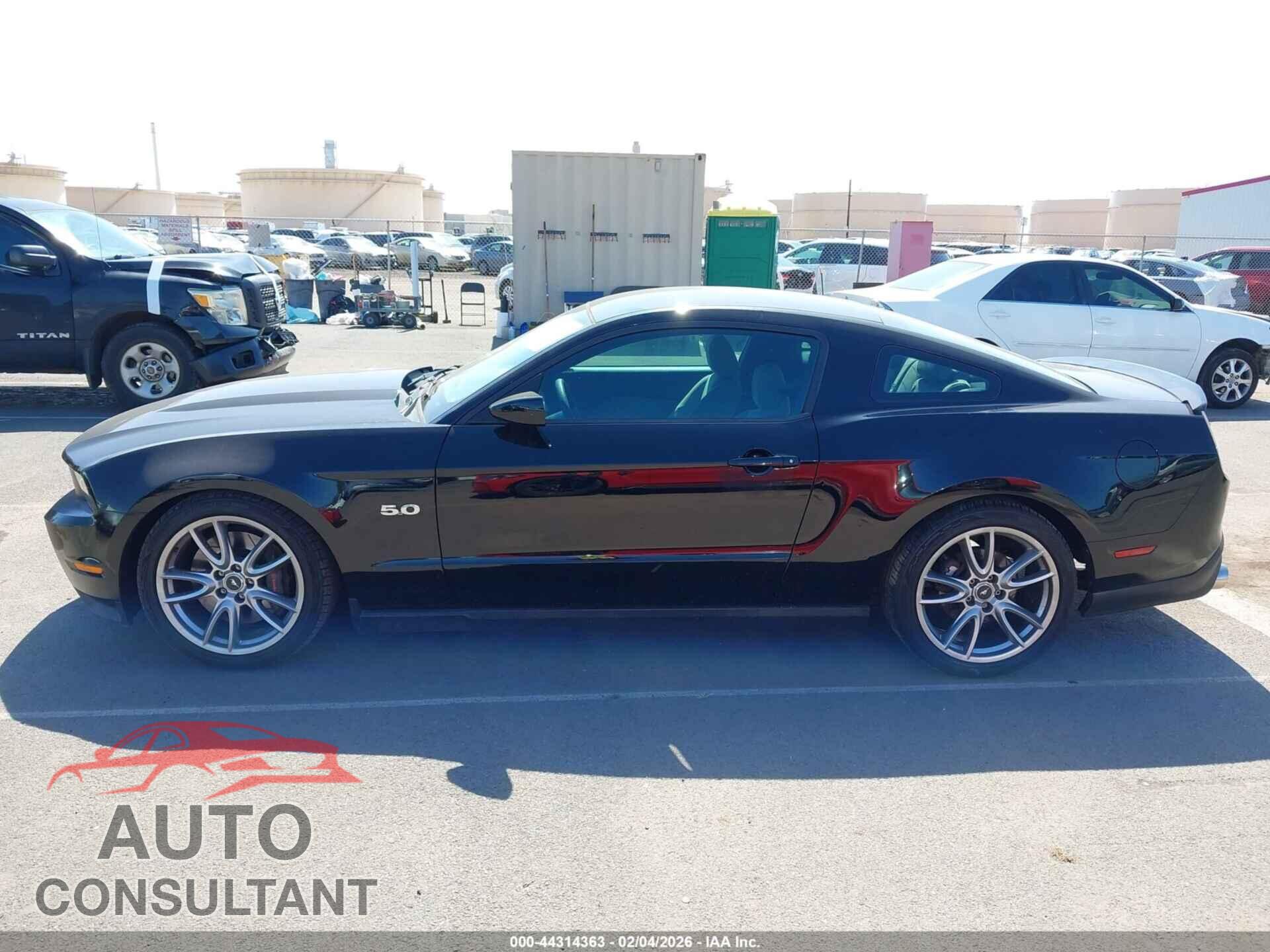 FORD MUSTANG 2012 - 1ZVBP8CF7C5229363