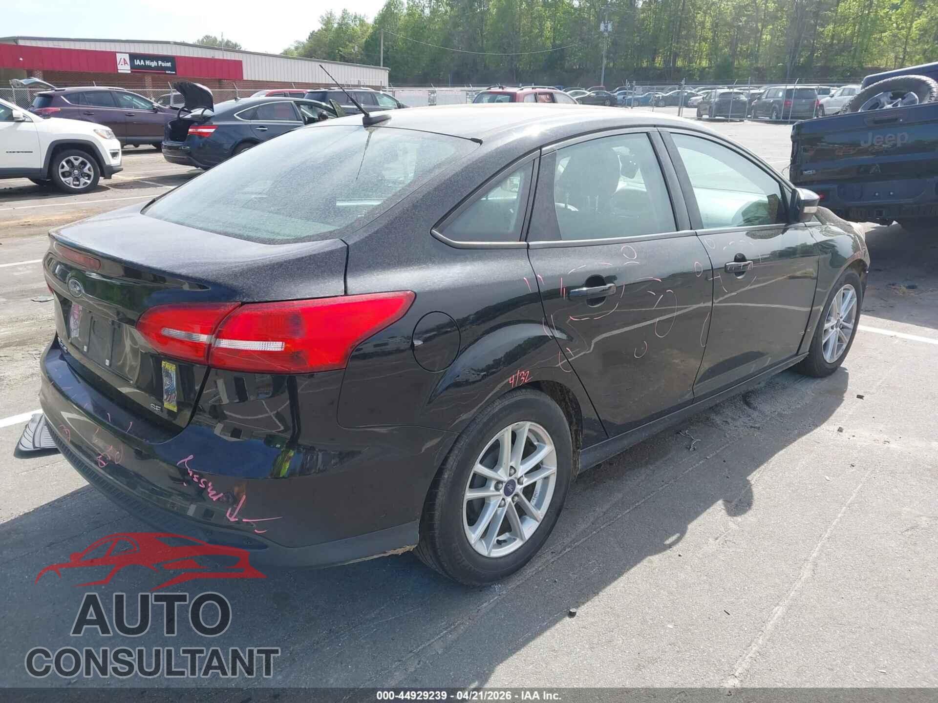 FORD FOCUS 2016 - 1FADP3F23GL203776
