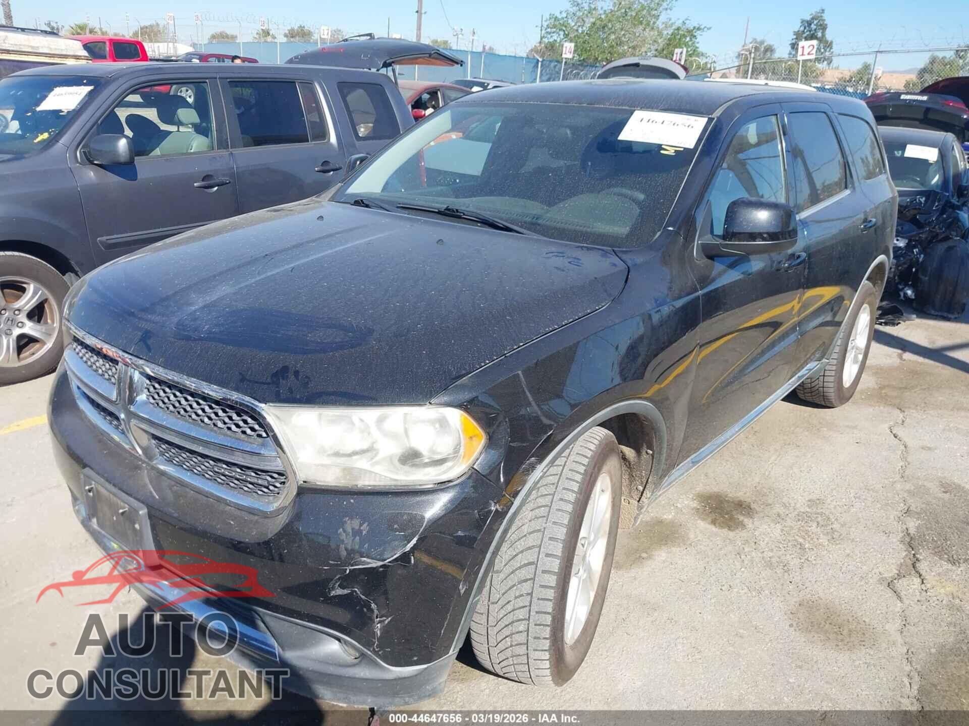 DODGE DURANGO 2012 - 1C4RDHAG2CC153570