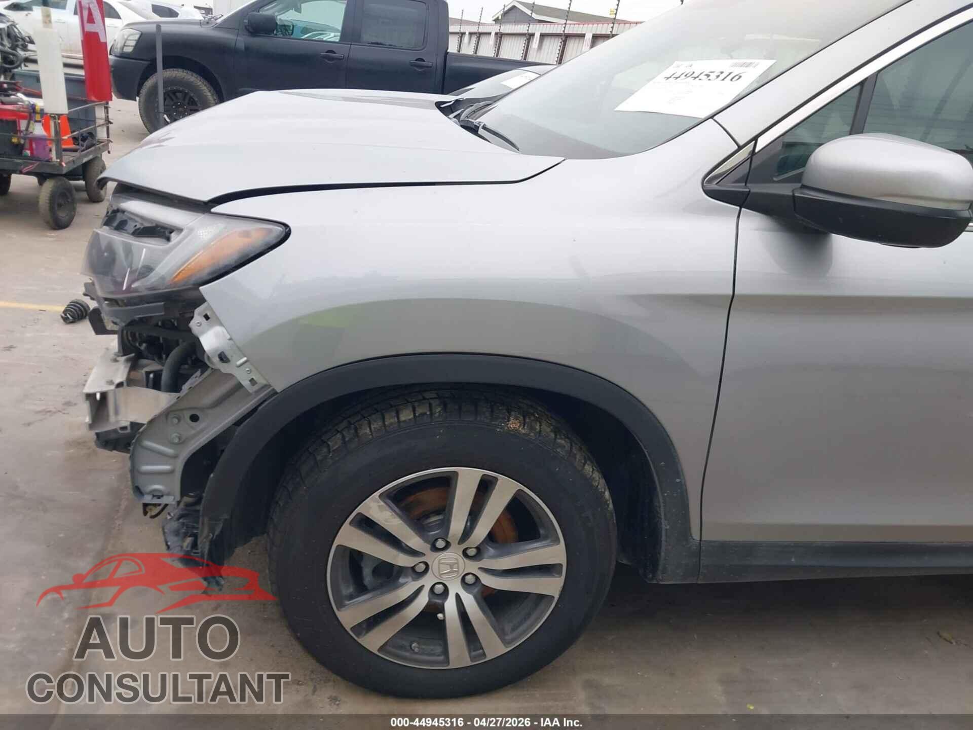 HONDA RIDGELINE 2017 - 5FPYK2F48HB004675