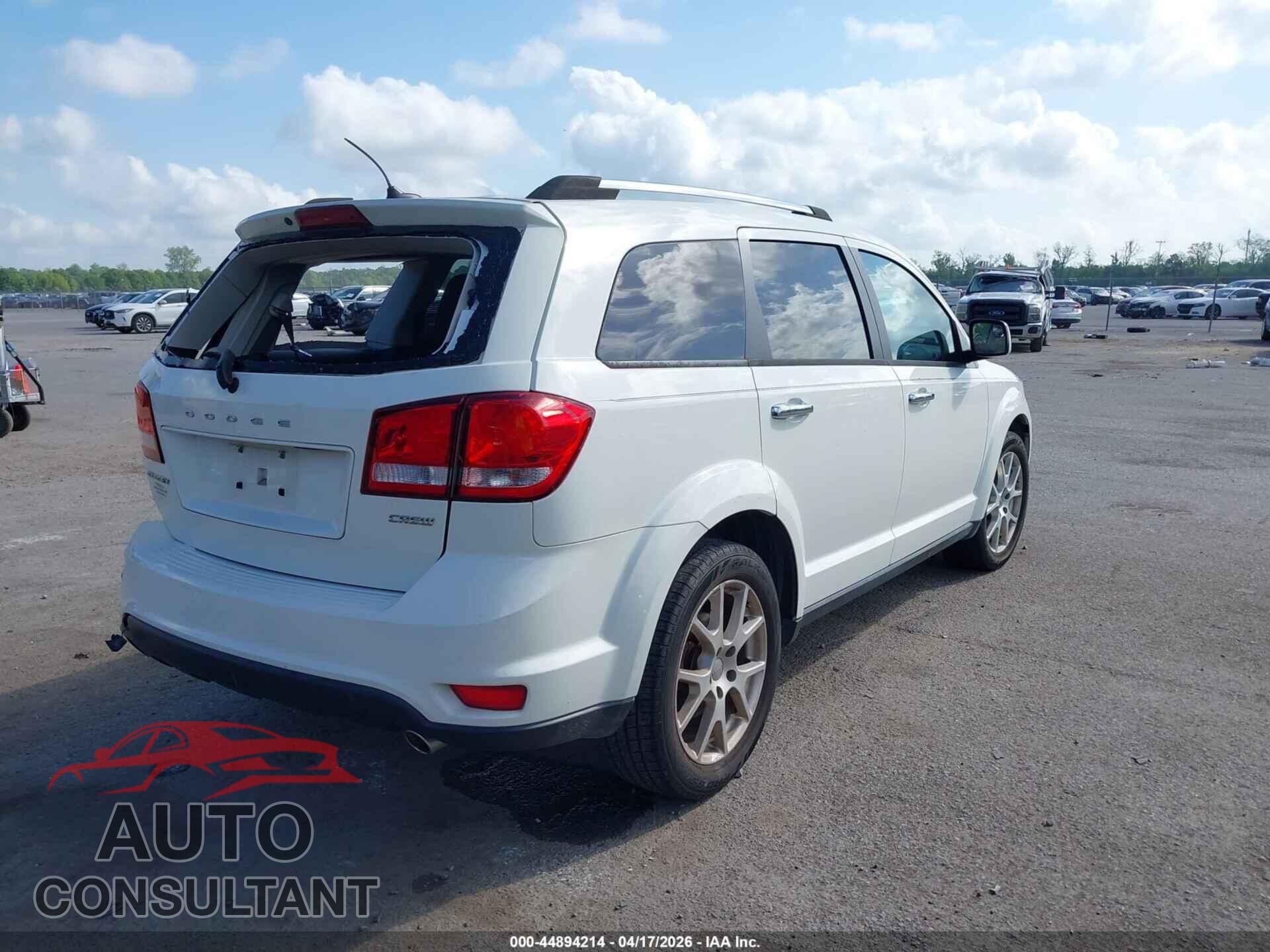 DODGE JOURNEY 2012 - 3C4PDCDG5CT147613