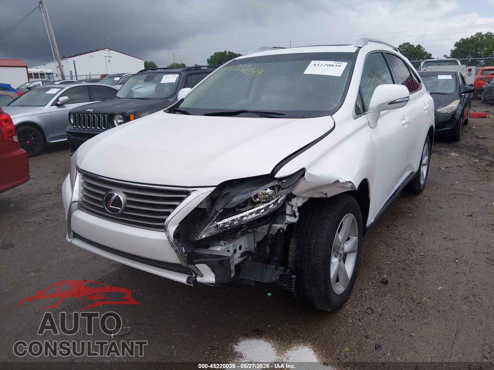 LEXUS RX 350 2015 - 2T2BK1BAXFC338207