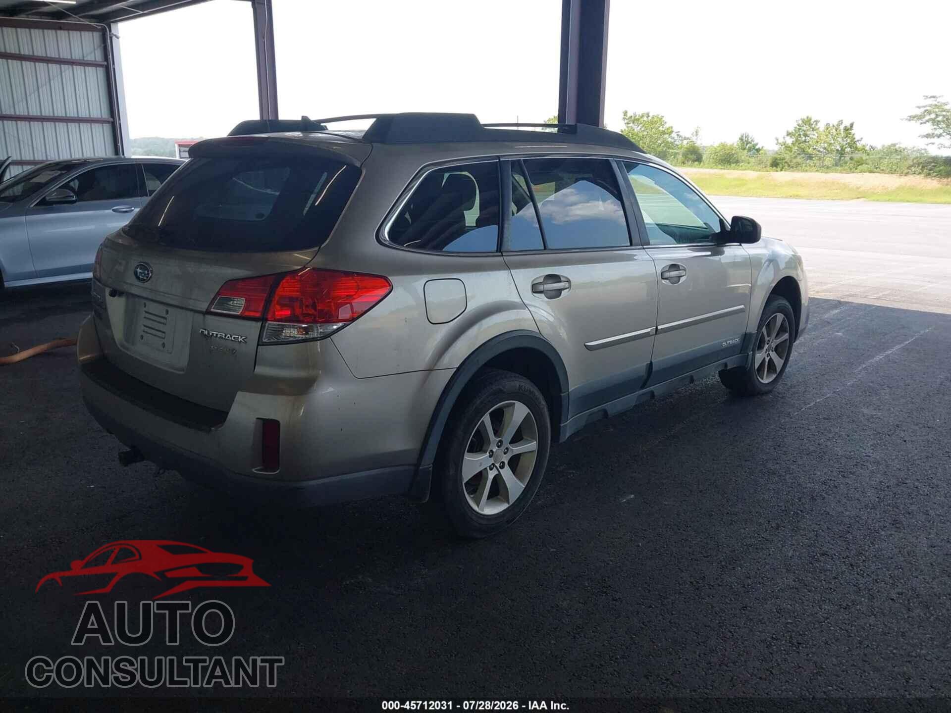 SUBARU OUTBACK 2014 - 4S4BRBDC1E3236155
