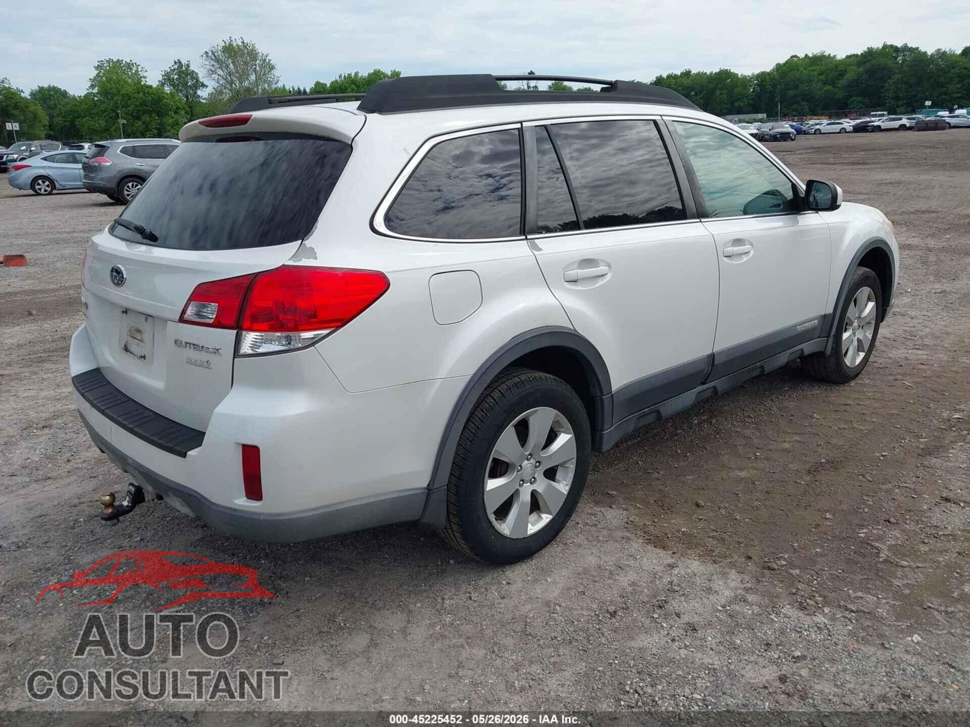 SUBARU OUTBACK 2012 - 4S4BRBCCXC3270223
