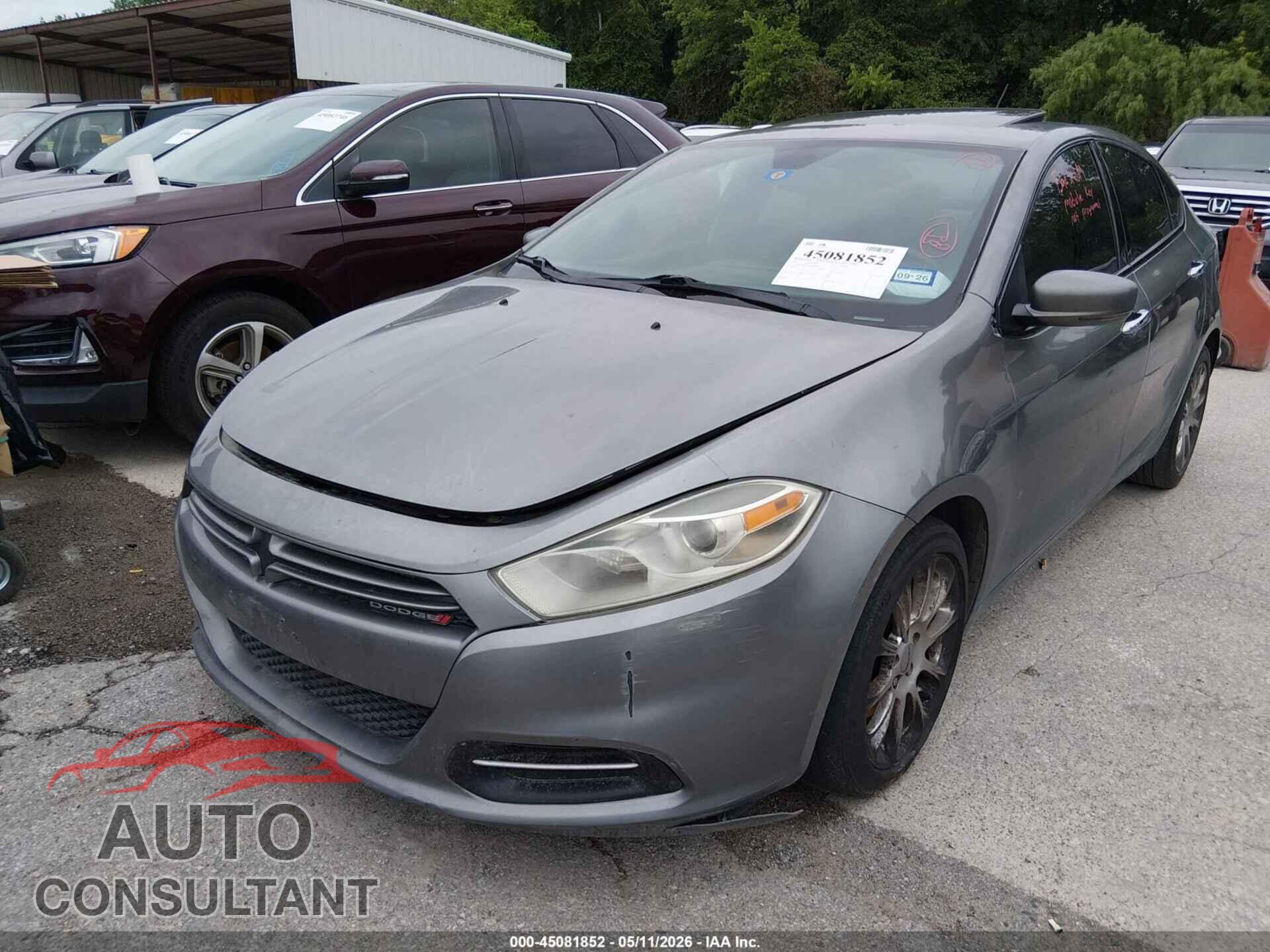 DODGE DART 2013 - 1C3CDFCA5DD188445