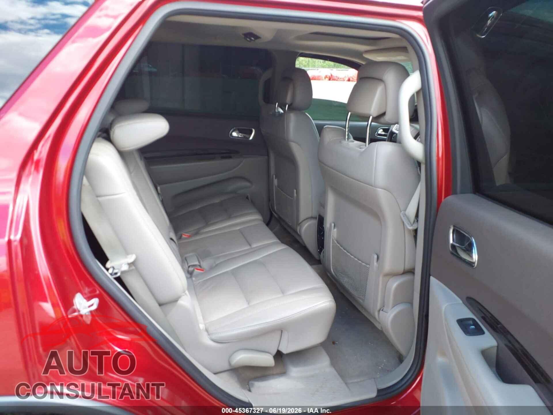 DODGE DURANGO 2013 - 1C4RDJDG9DC540489