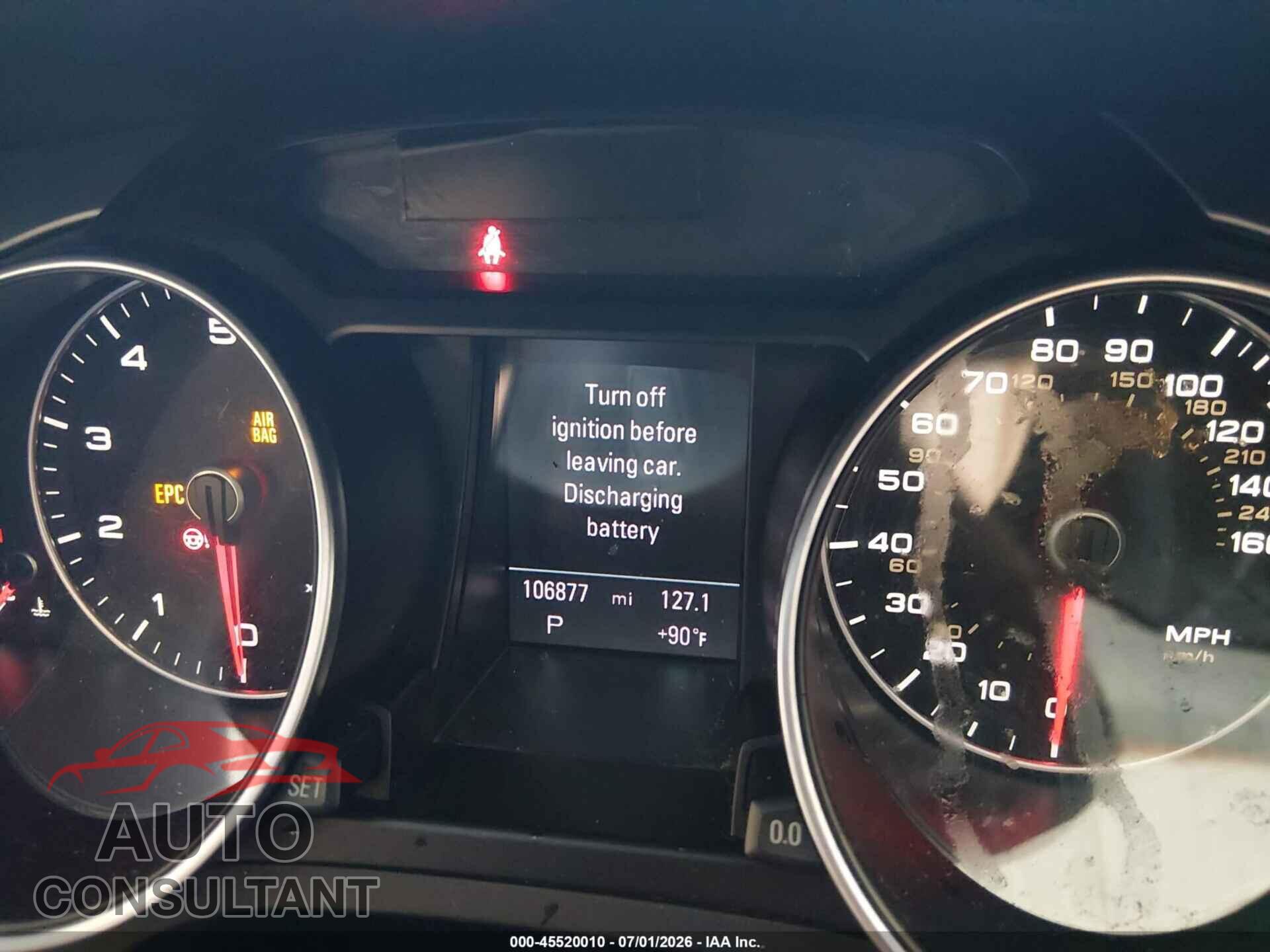 AUDI A5 2013 - WAULFAFR7DA057400
