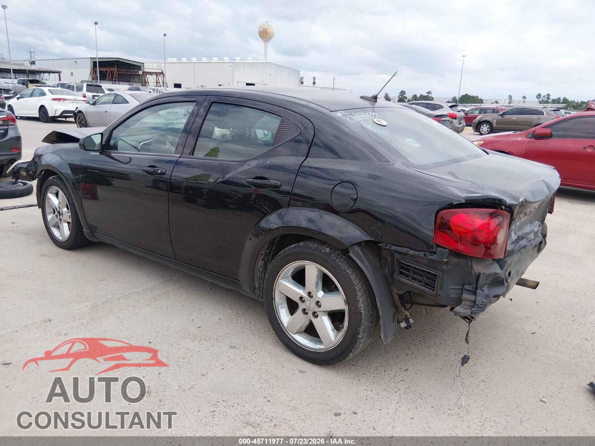 DODGE AVENGER 2013 - 1C3CDZAB8DN710086