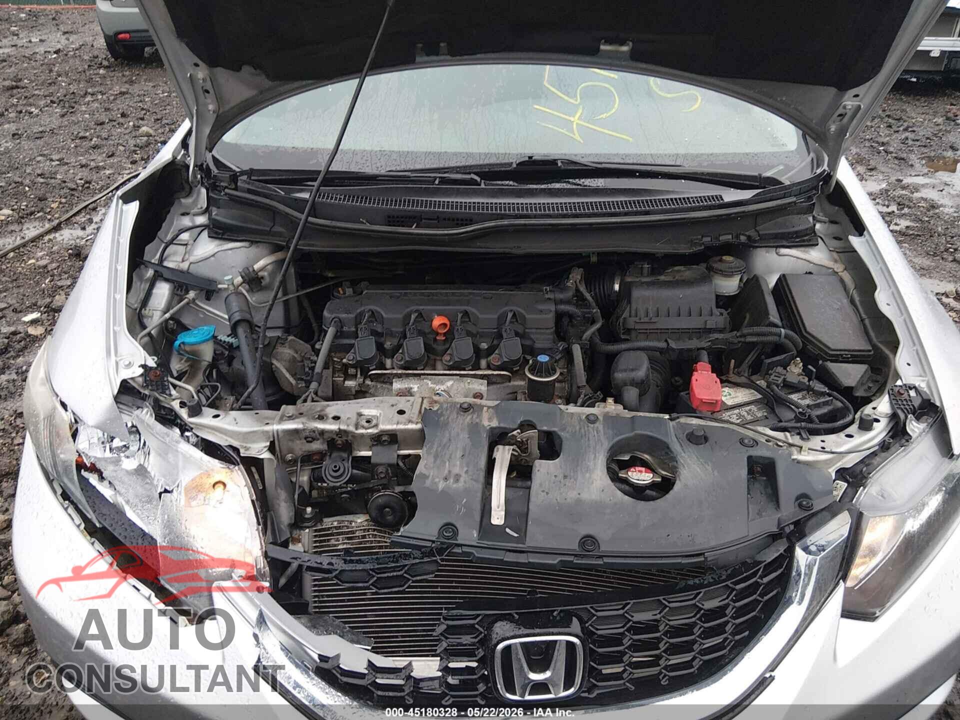 HONDA CIVIC 2014 - 19XFB2F86EE270104