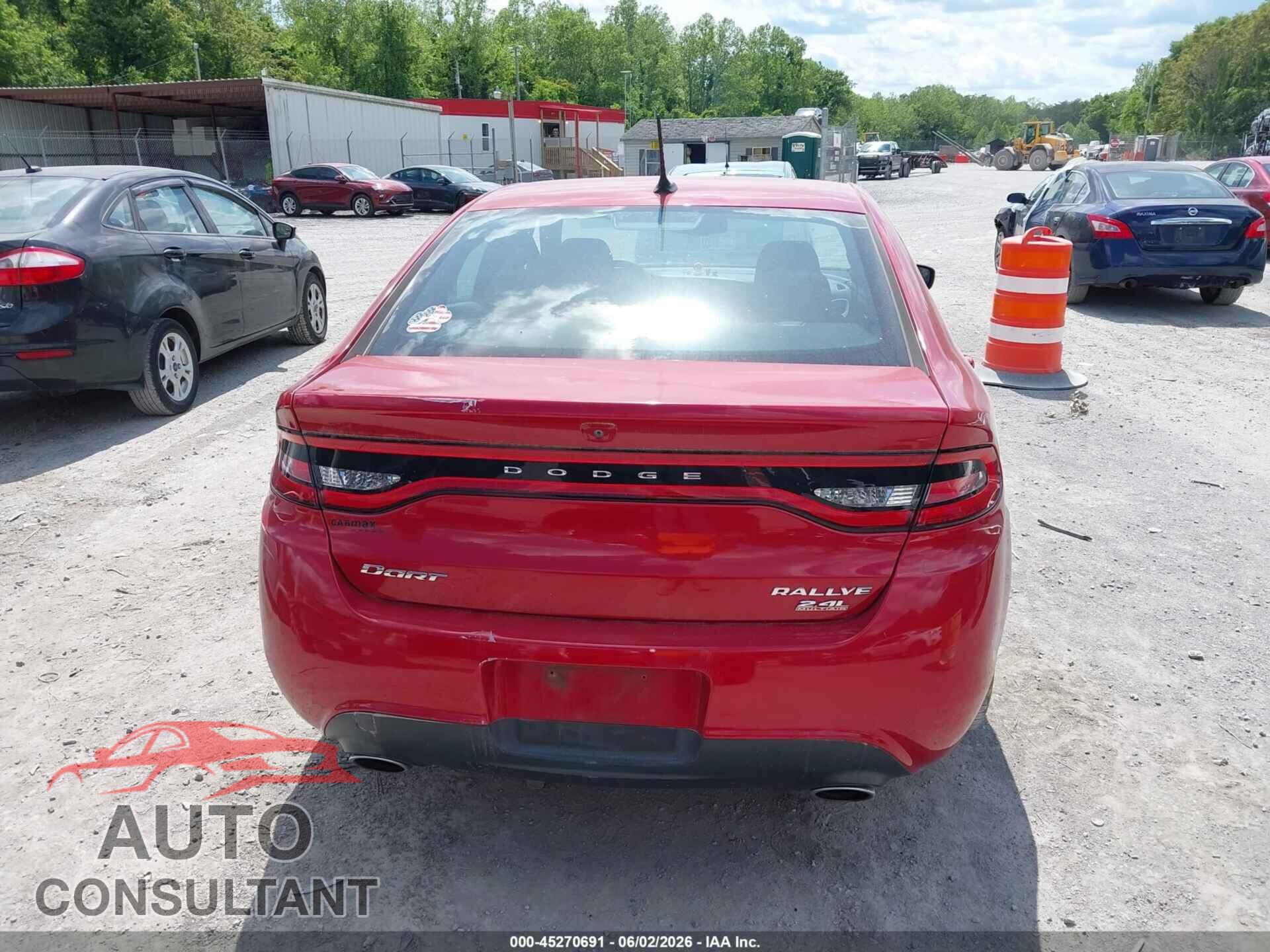 DODGE DART 2014 - 1C3CDFBB4ED903517