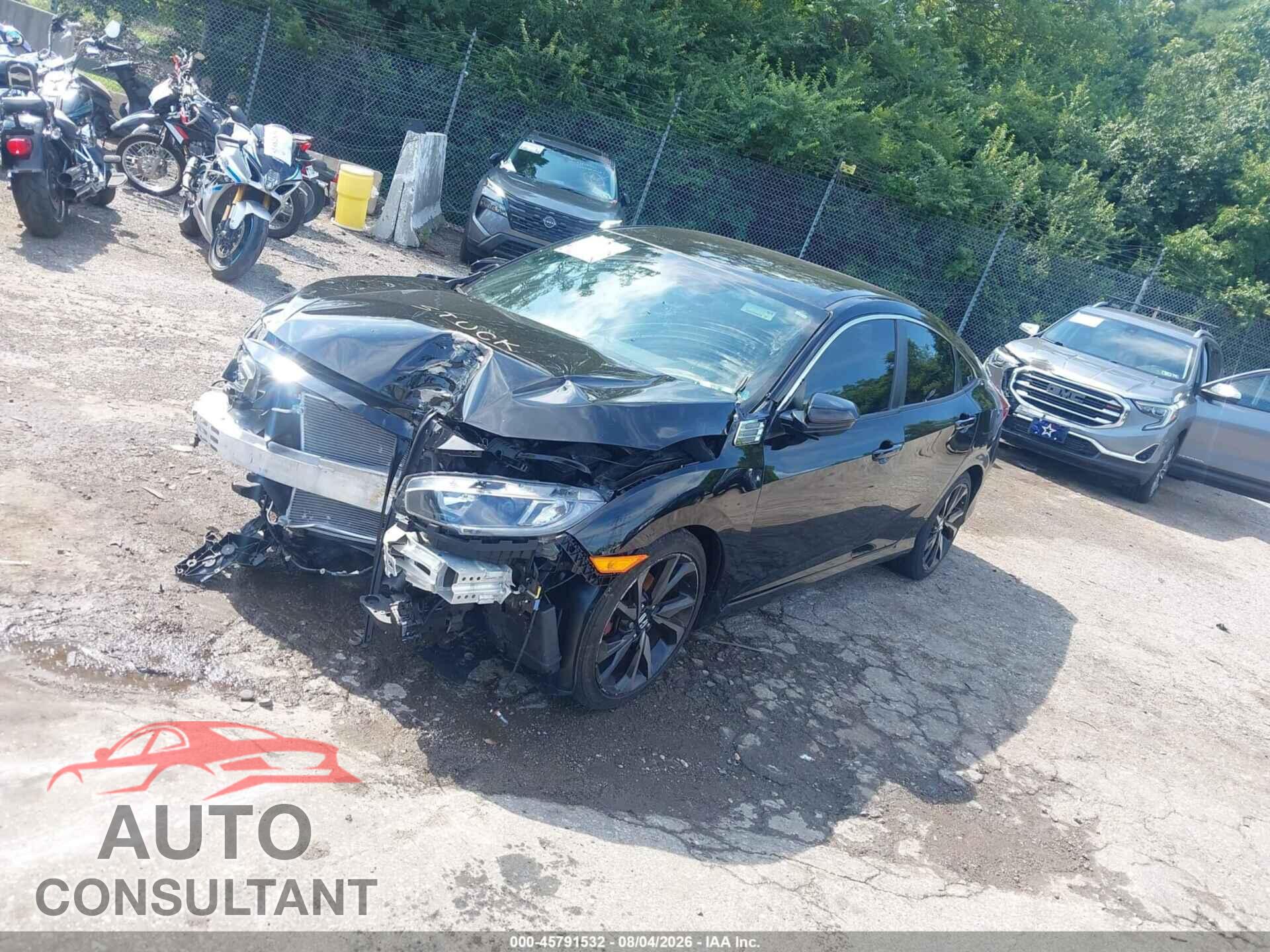 HONDA CIVIC 2019 - 2HGFC2F87KH595035
