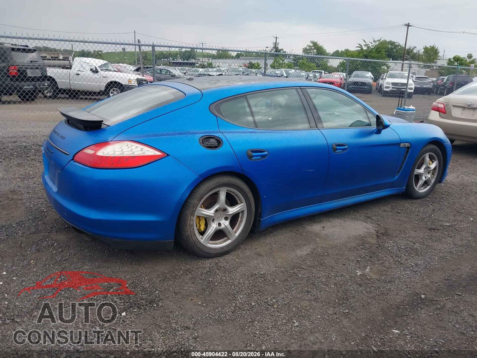 PORSCHE PANAMERA 2011 - WP0AA2A75BL013448