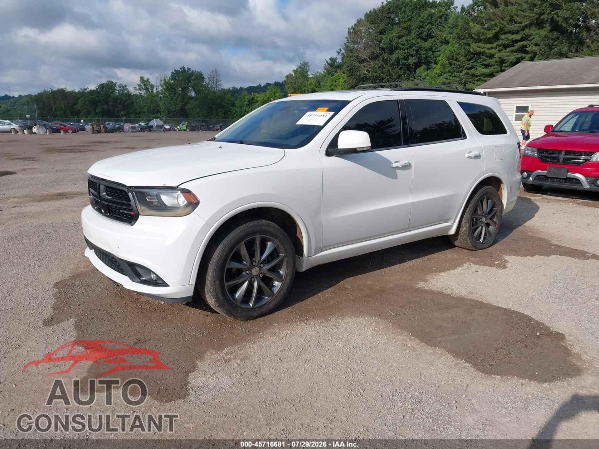 DODGE DURANGO 2017 - 1C4RDJDGXHC961059