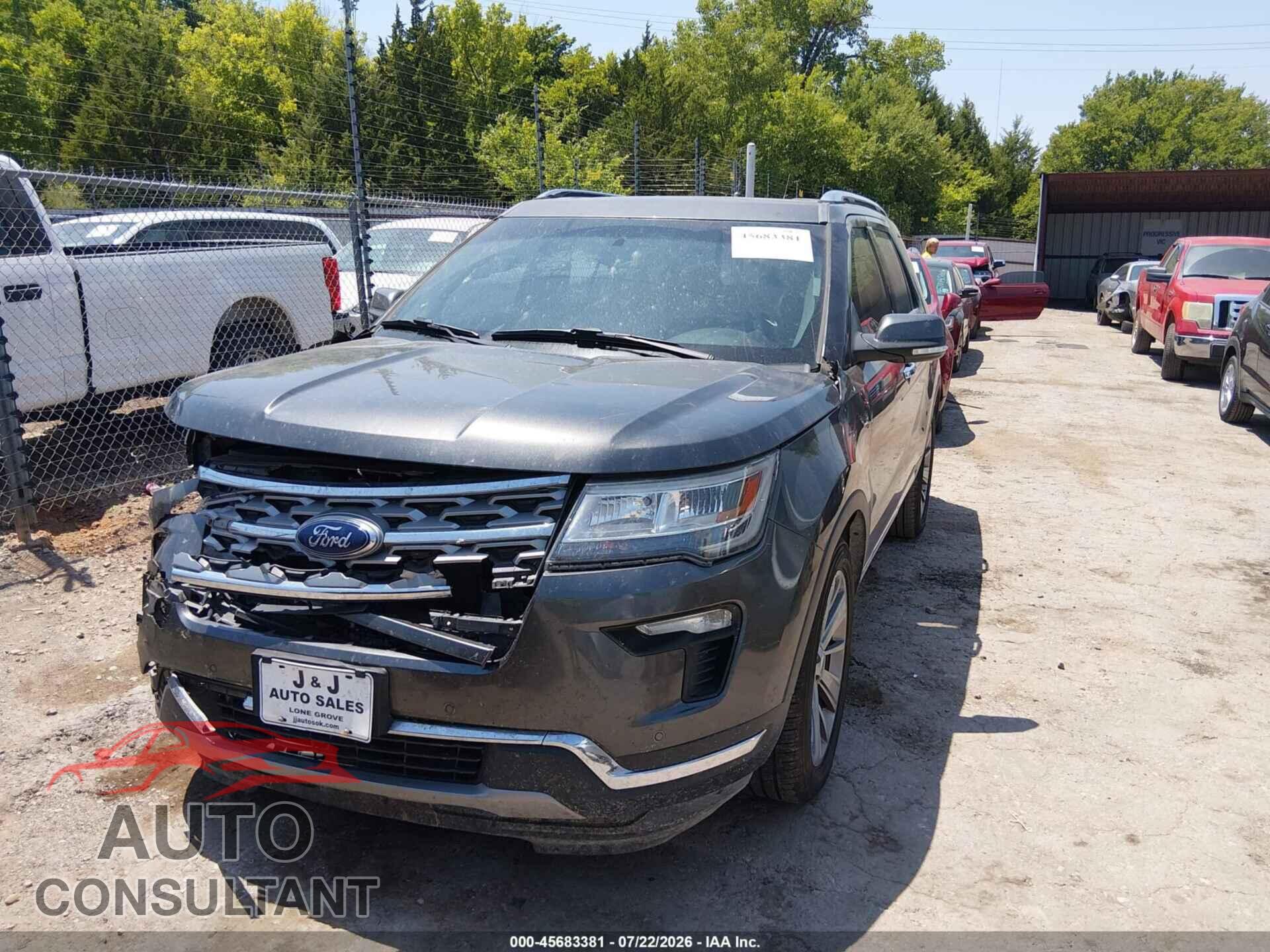 FORD EXPLORER 2018 - 1FM5K7F84JGB57864