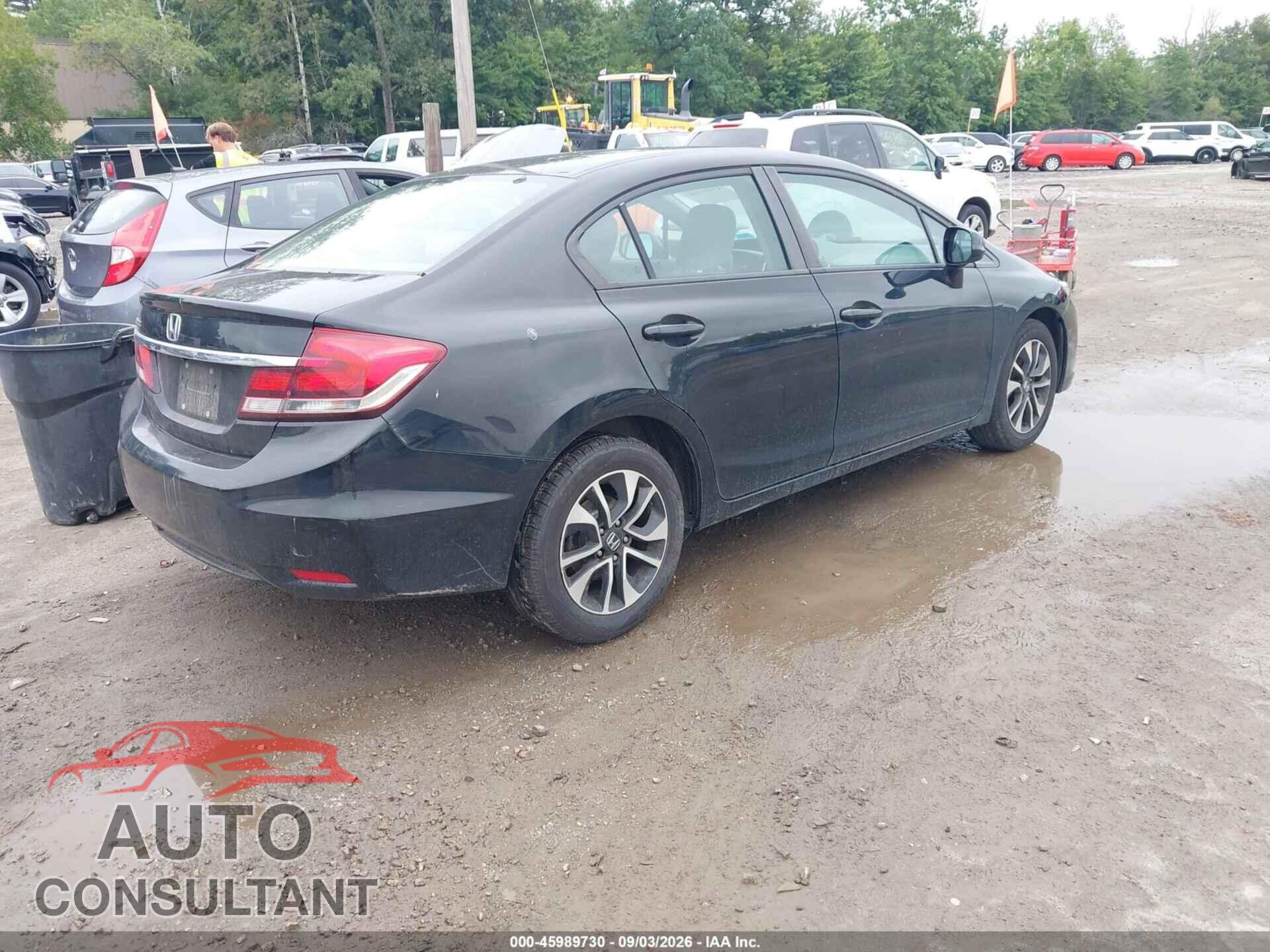 HONDA CIVIC 2013 - 19XFB2F82DE253475