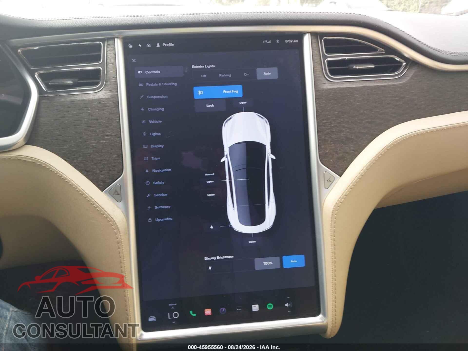 TESLA MODEL S 2013 - 5YJSA1DG2DFP03576