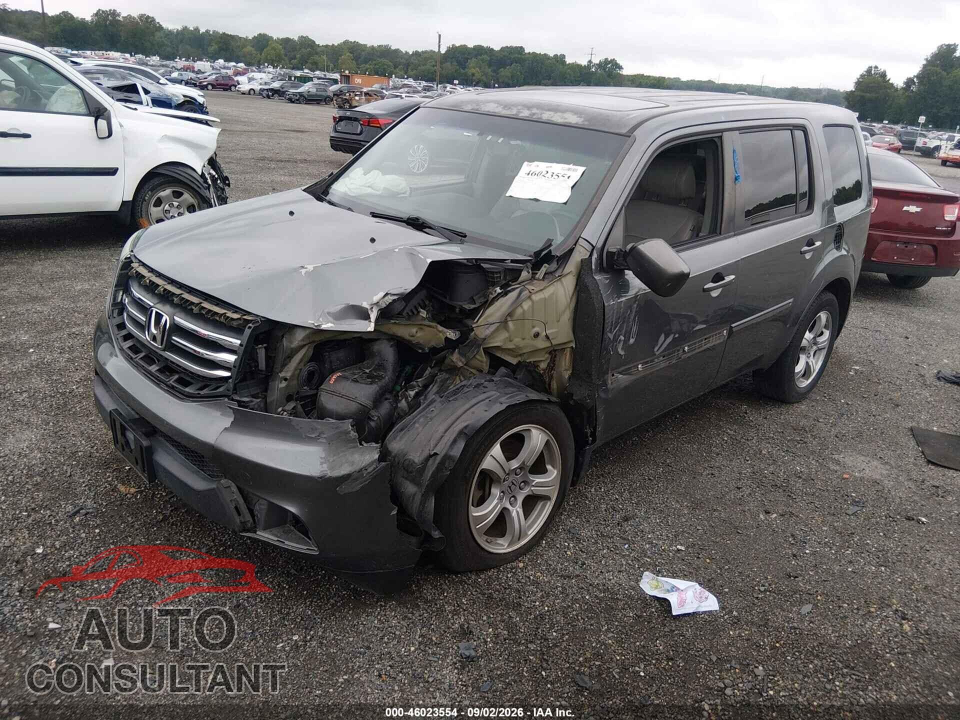 HONDA PILOT 2012 - 5FNYF4H63CB084502