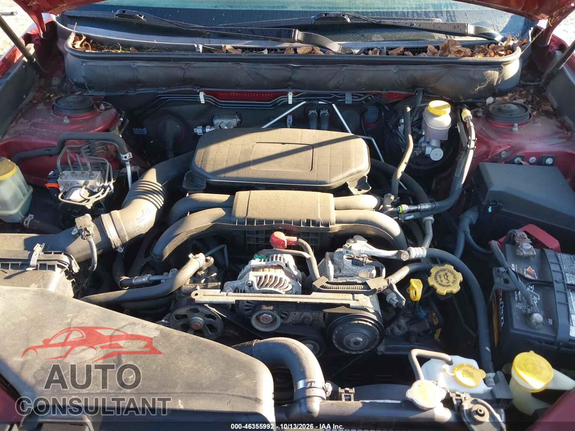SUBARU OUTBACK 2012 - 4S4BRBKC8C3281559