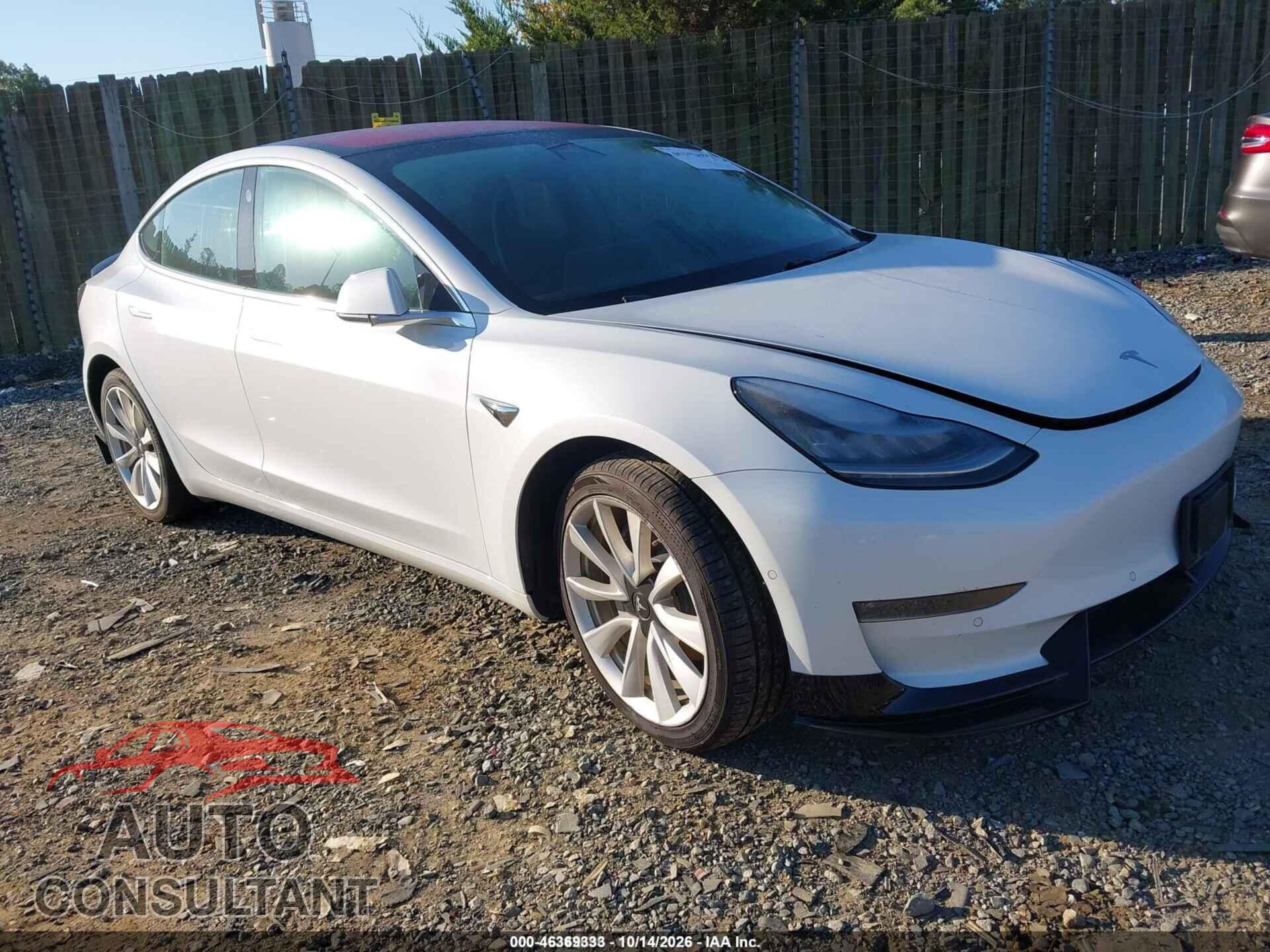 TESLA MODEL 3 2018 - 5YJ3E1EB5JF122063