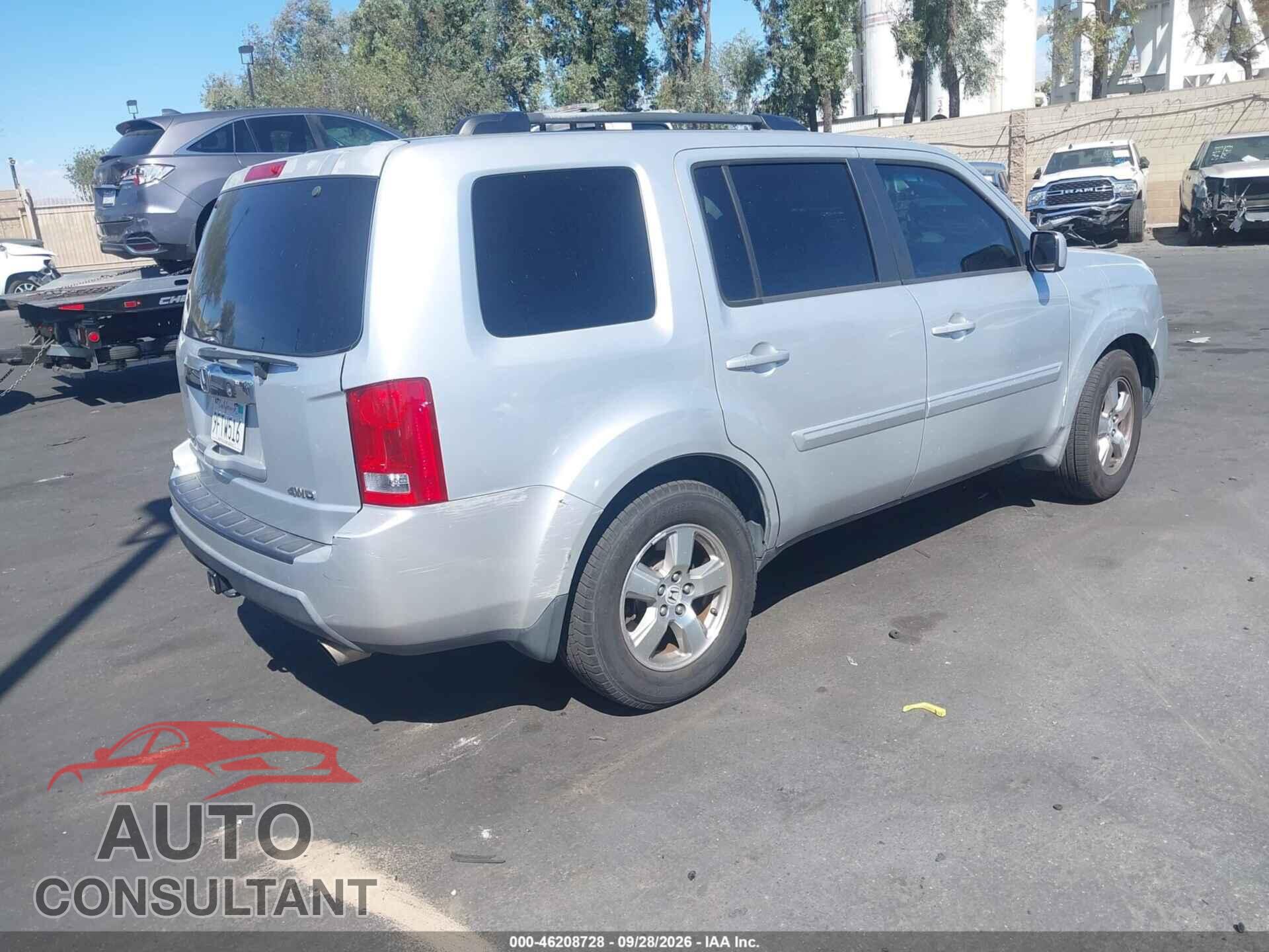 HONDA PILOT 2009 - 5FNYF48529B003702