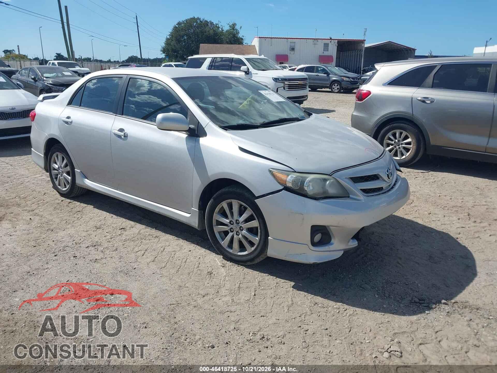 TOYOTA COROLLA 2012 - 2T1BU4EE2CC872988