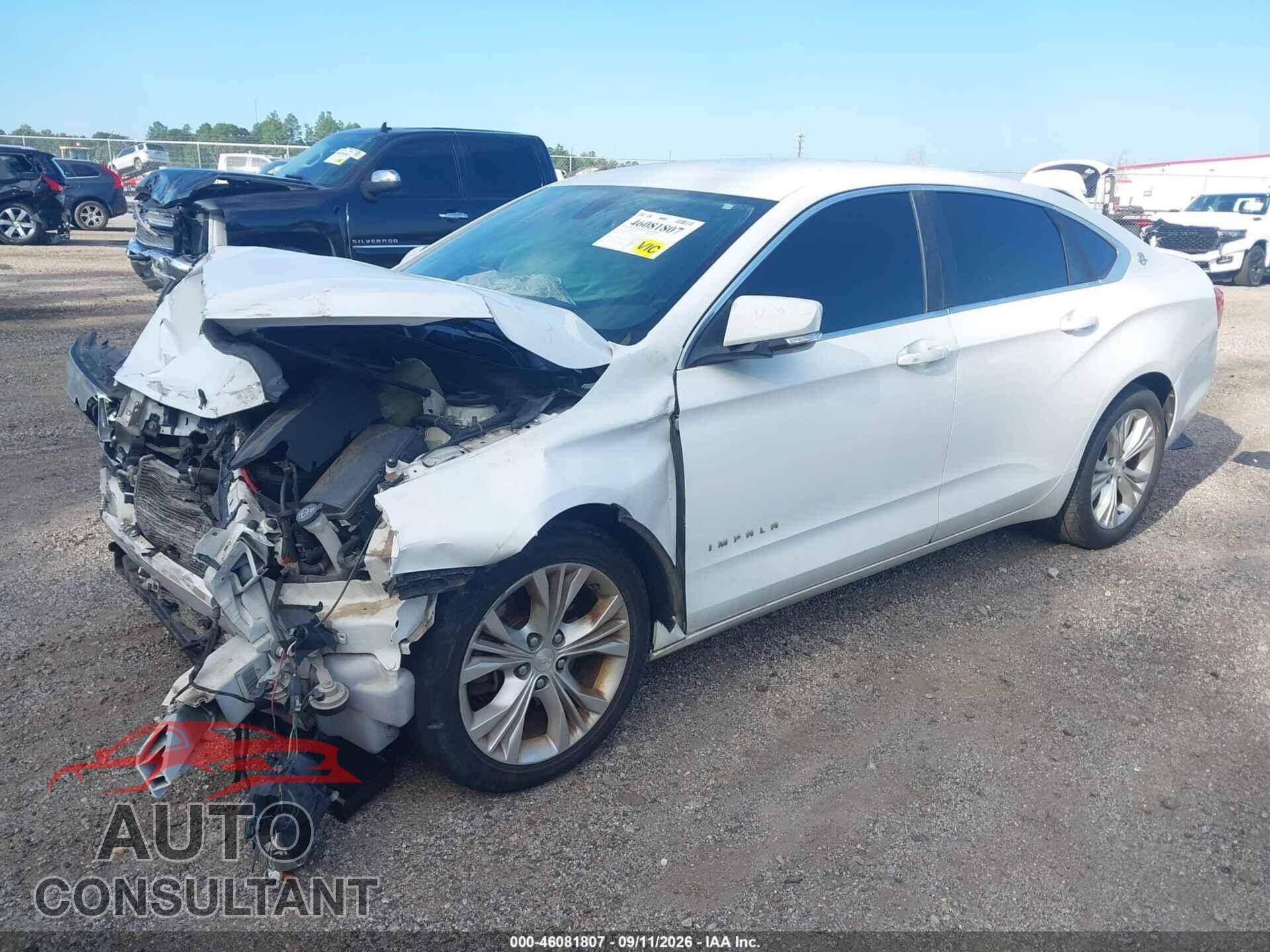 CHEVROLET IMPALA 2014 - 2G1125S37E9103473