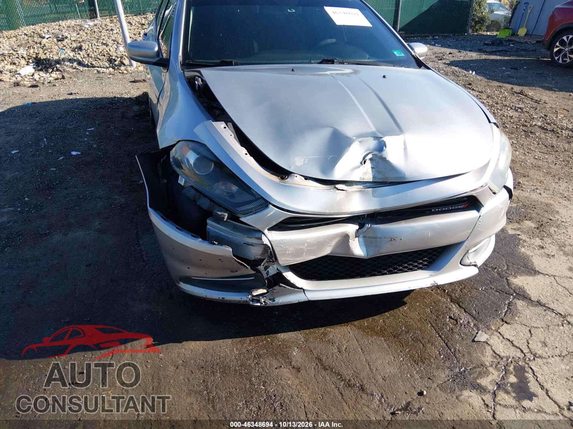 DODGE DART 2015 - 1C3CDFBB0FD315440