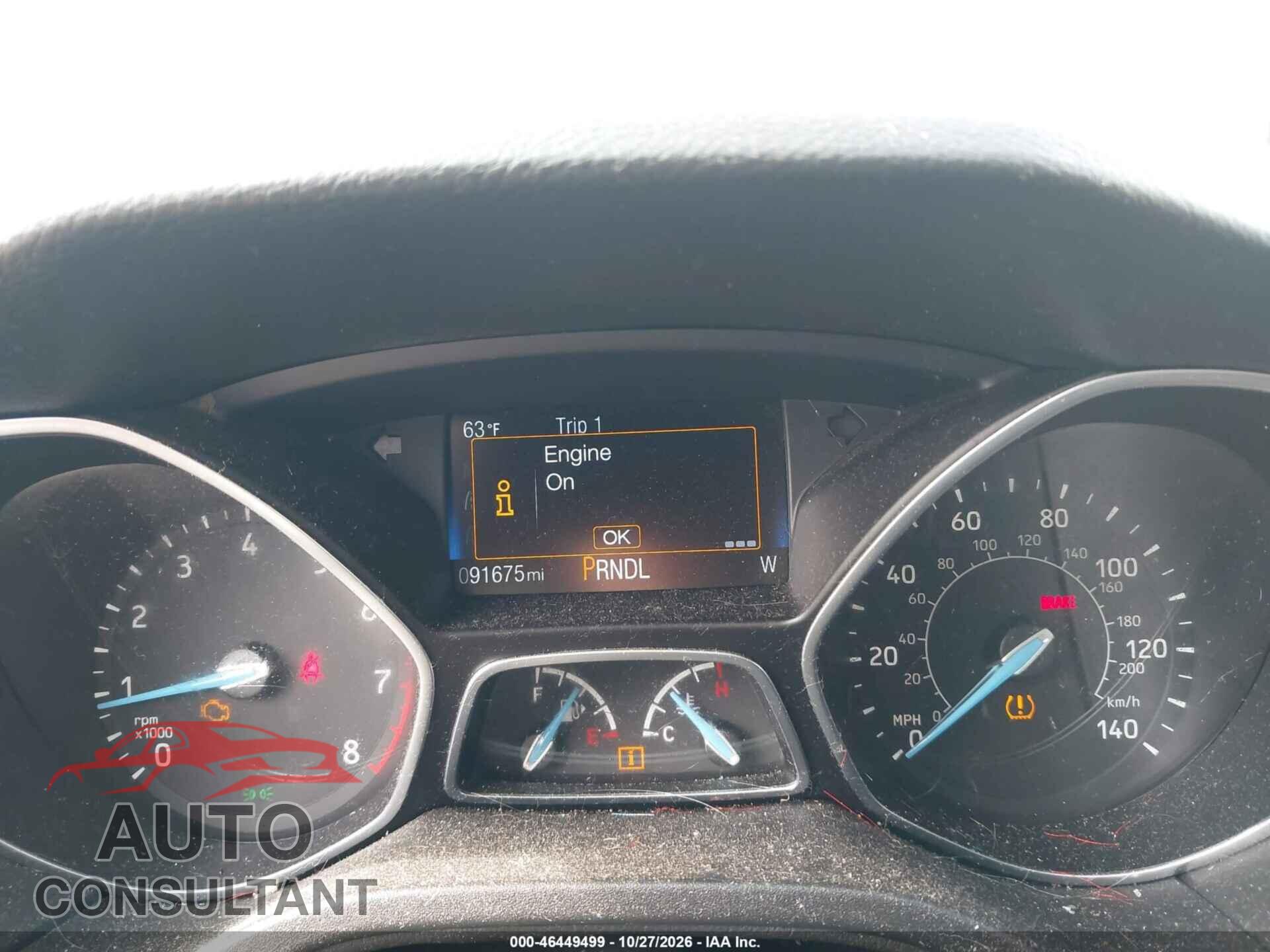 FORD FOCUS 2017 - 1FADP3F29HL309294
