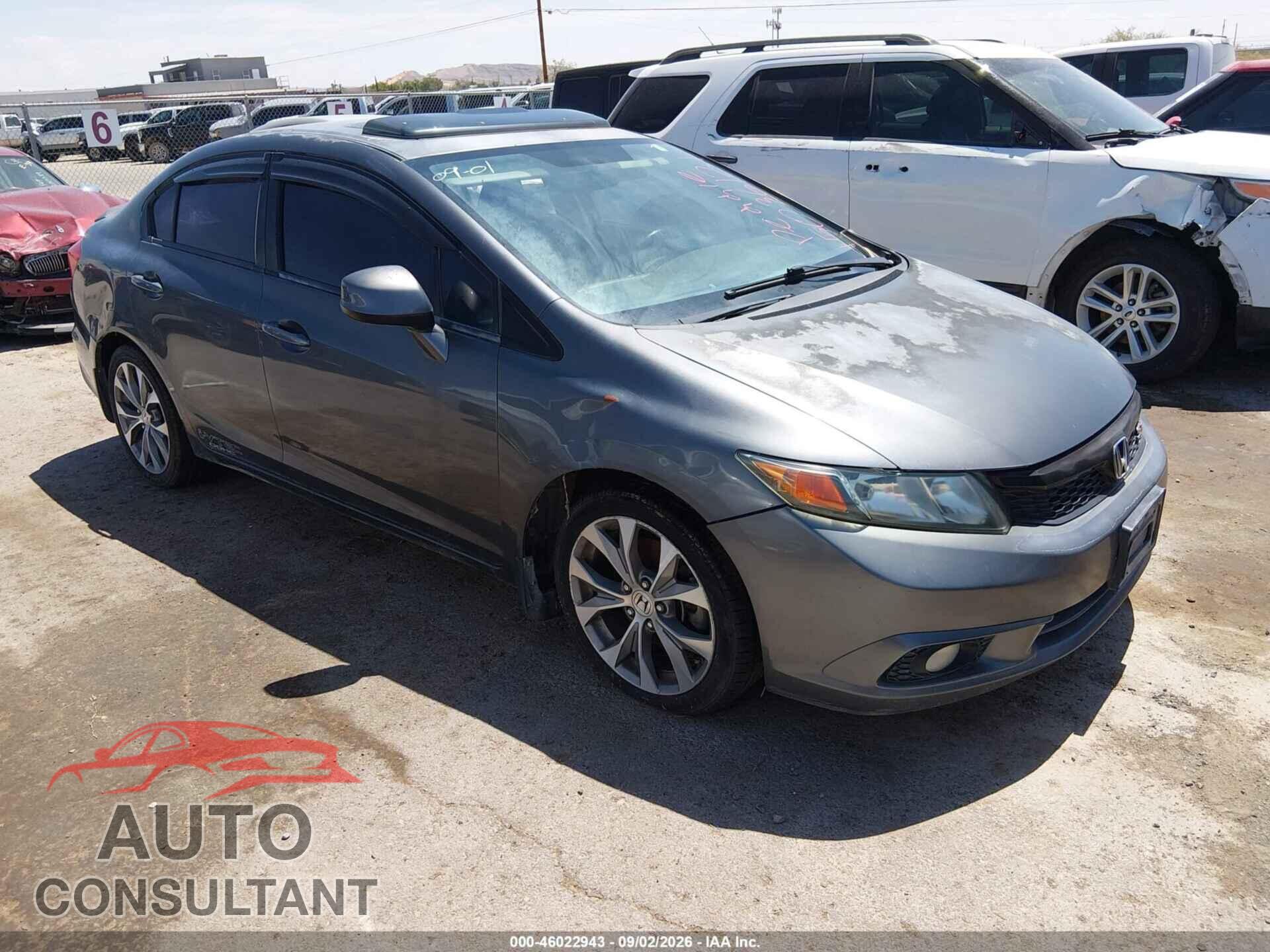 HONDA CIVIC 2012 - 2HGFB6E53CH704206