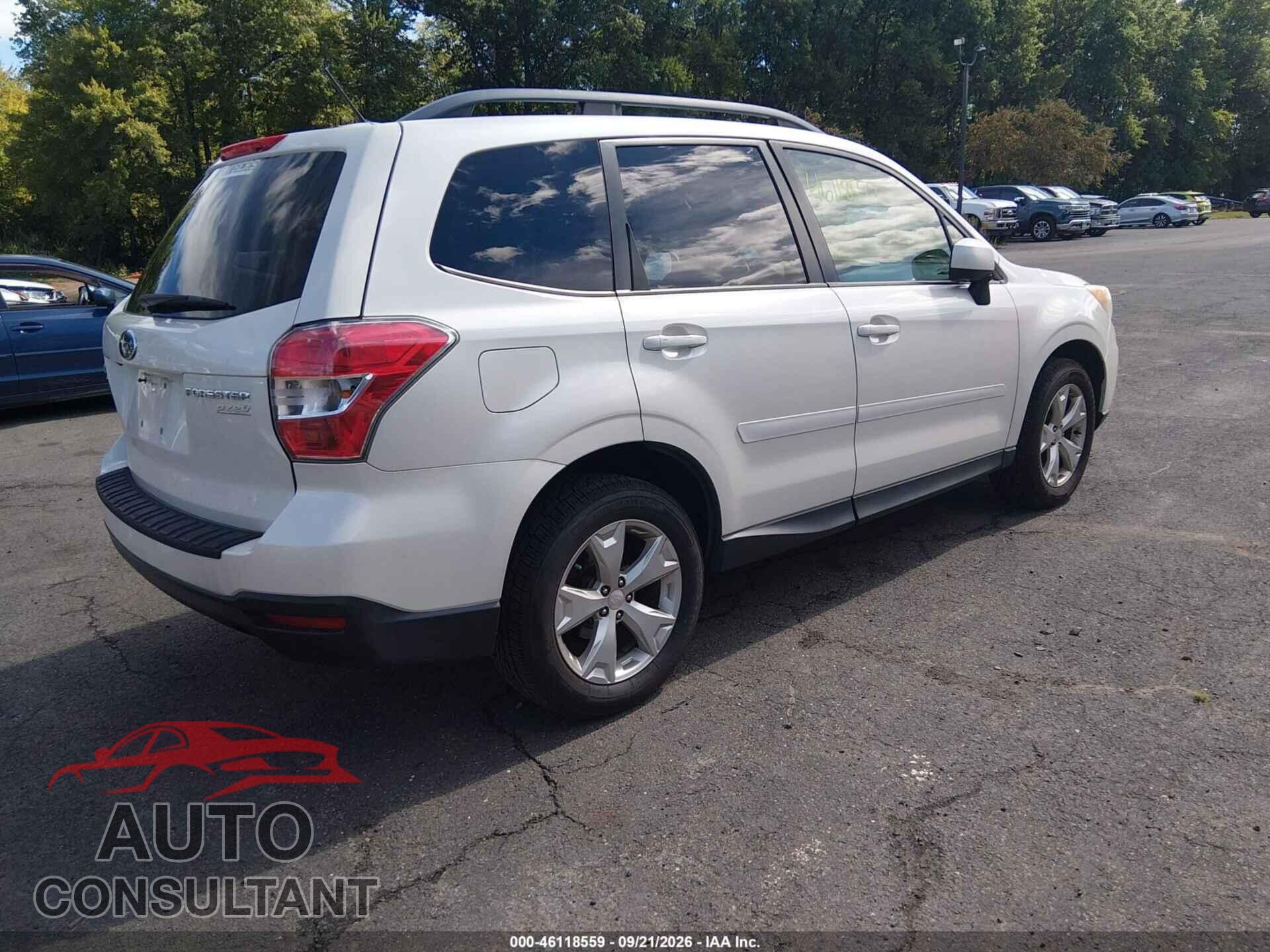SUBARU FORESTER 2014 - JF2SJAEC2EH439287