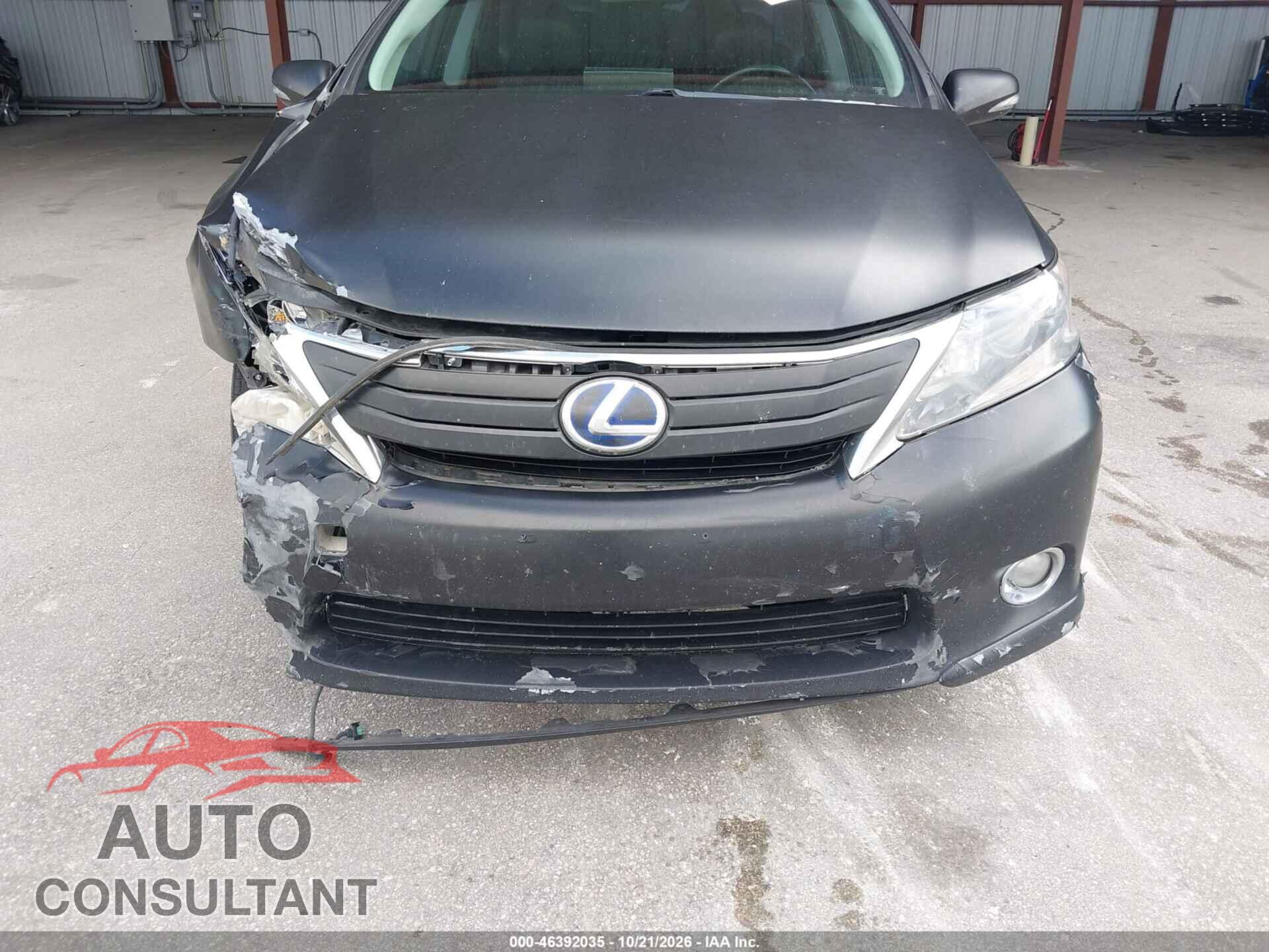 LEXUS HS 250H 2010 - JTHBB1BAXA2034708
