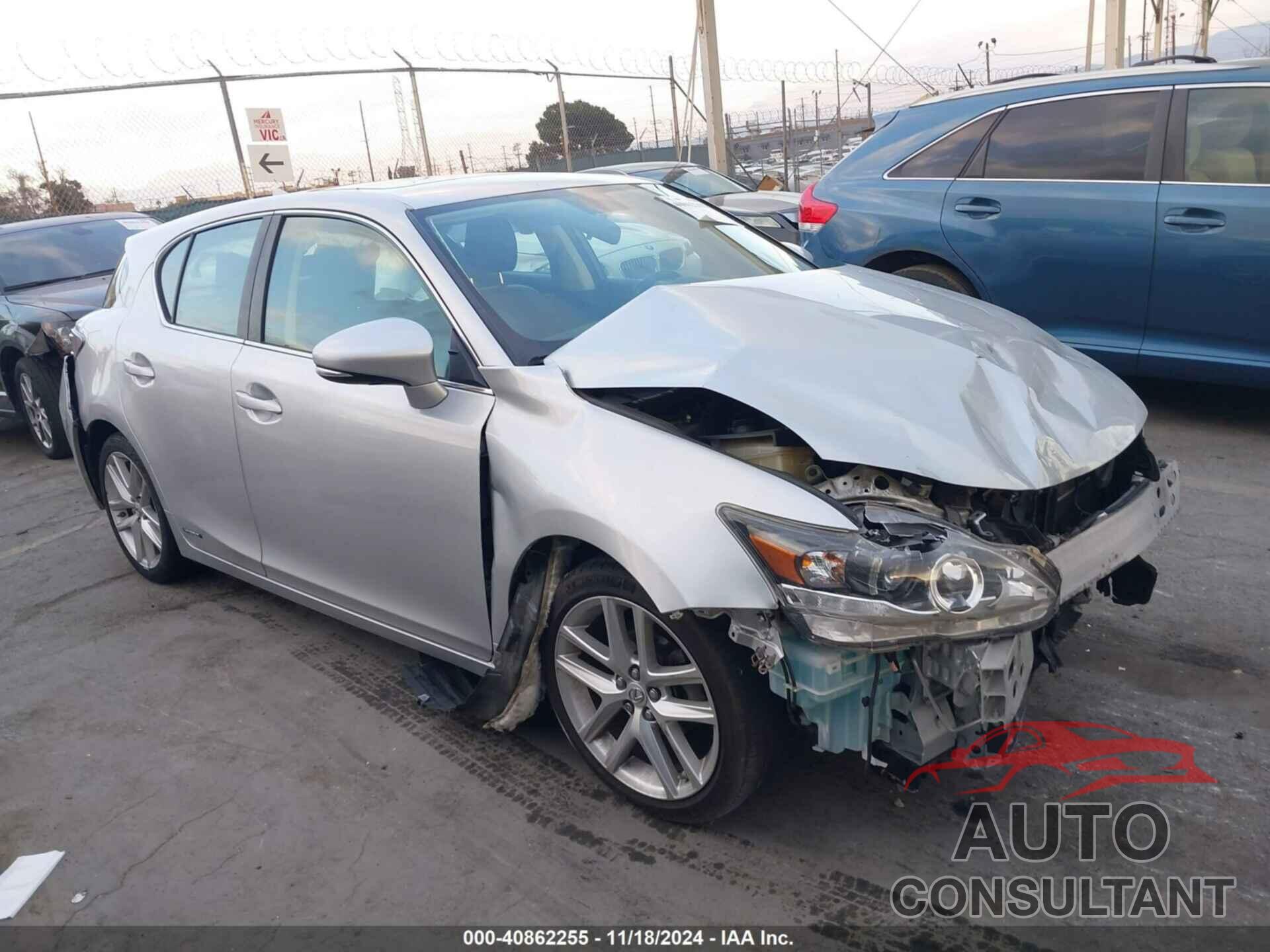LEXUS CT 200H 2014 - JTHKD5BH1E2191399