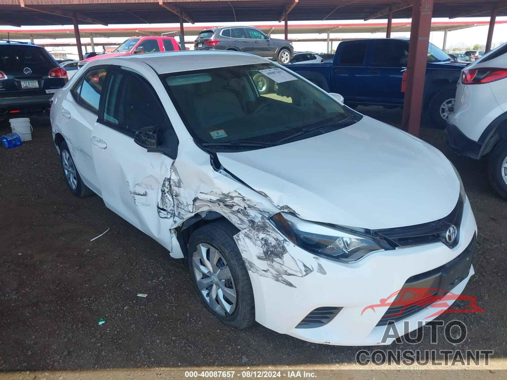 TOYOTA COROLLA 2016 - 5YFBURHE7GP377961