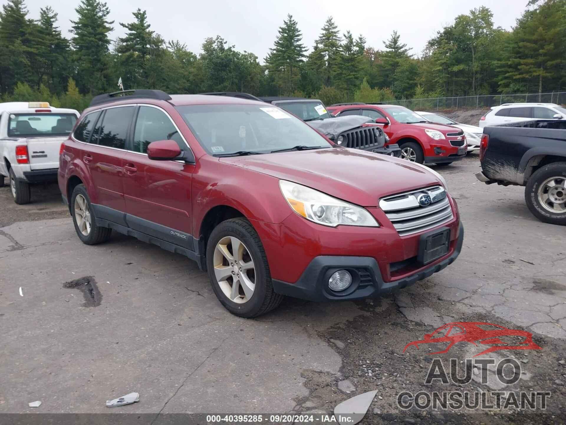 SUBARU OUTBACK 2013 - 4S4BRBCC5D3299937