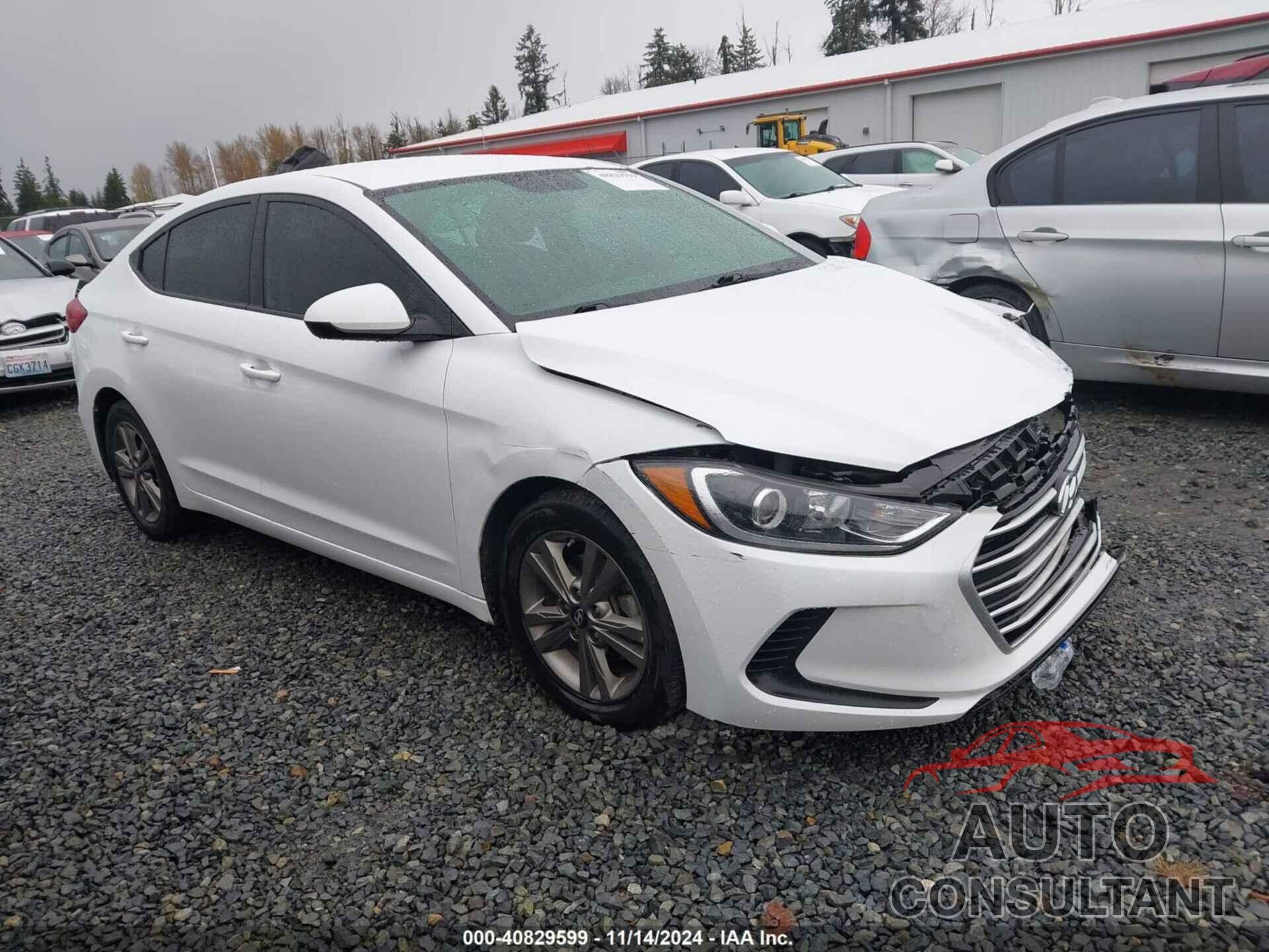 HYUNDAI ELANTRA 2018 - 5NPD84LF8JH339143