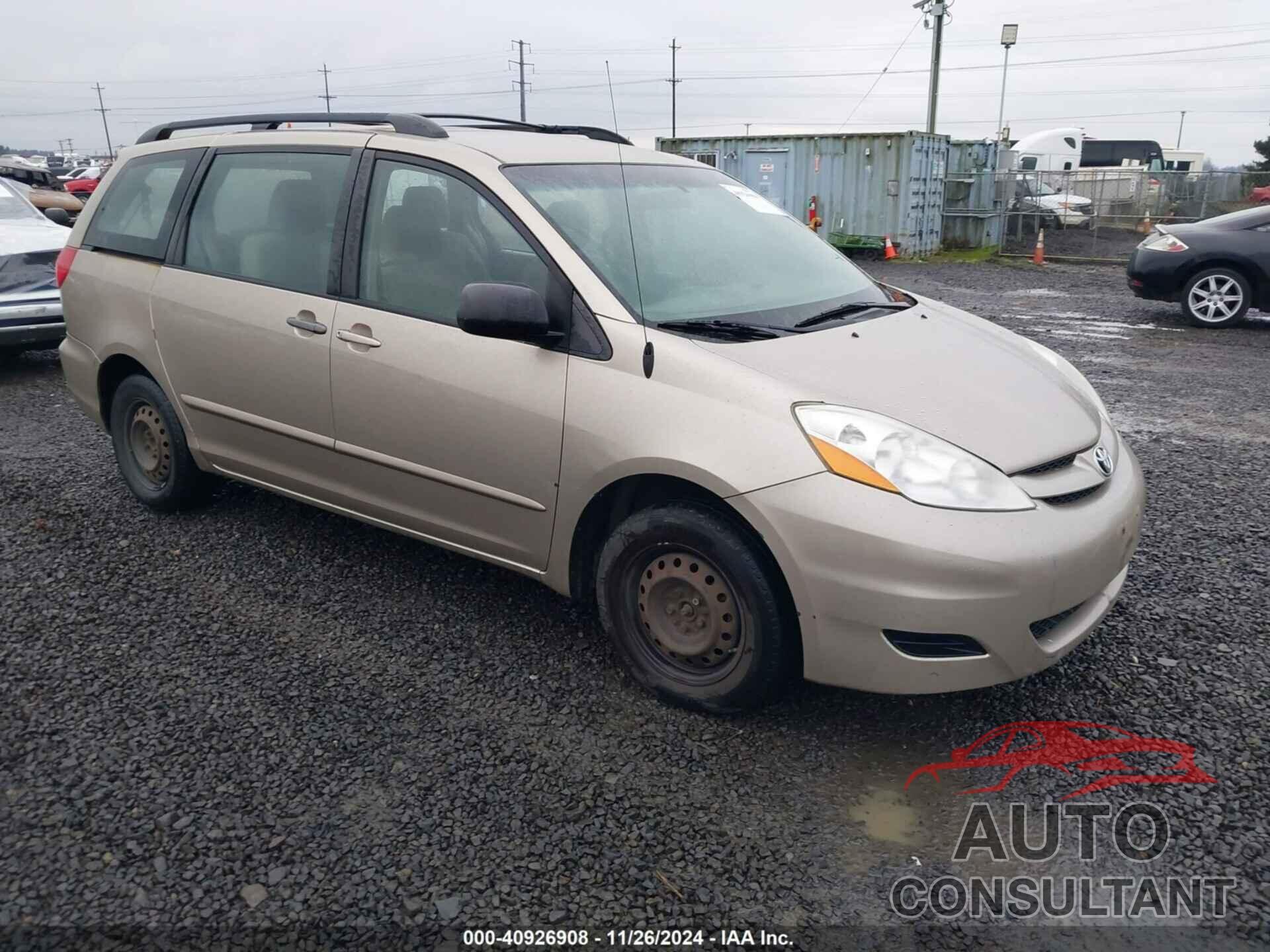 TOYOTA SIENNA 2010 - 5TDKK4CC0AS336374