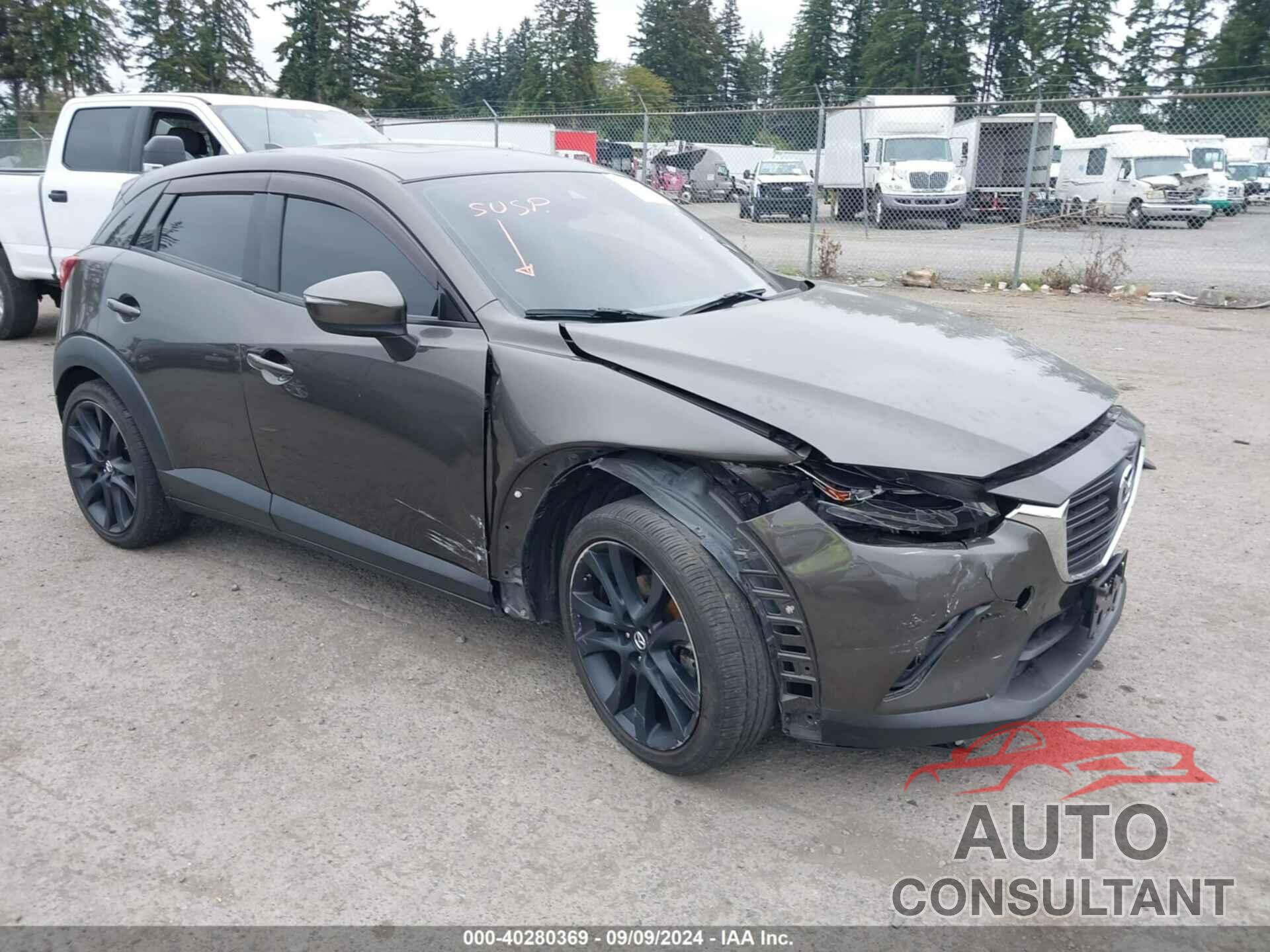 MAZDA CX-3 2019 - JM1DKFC76K0410215