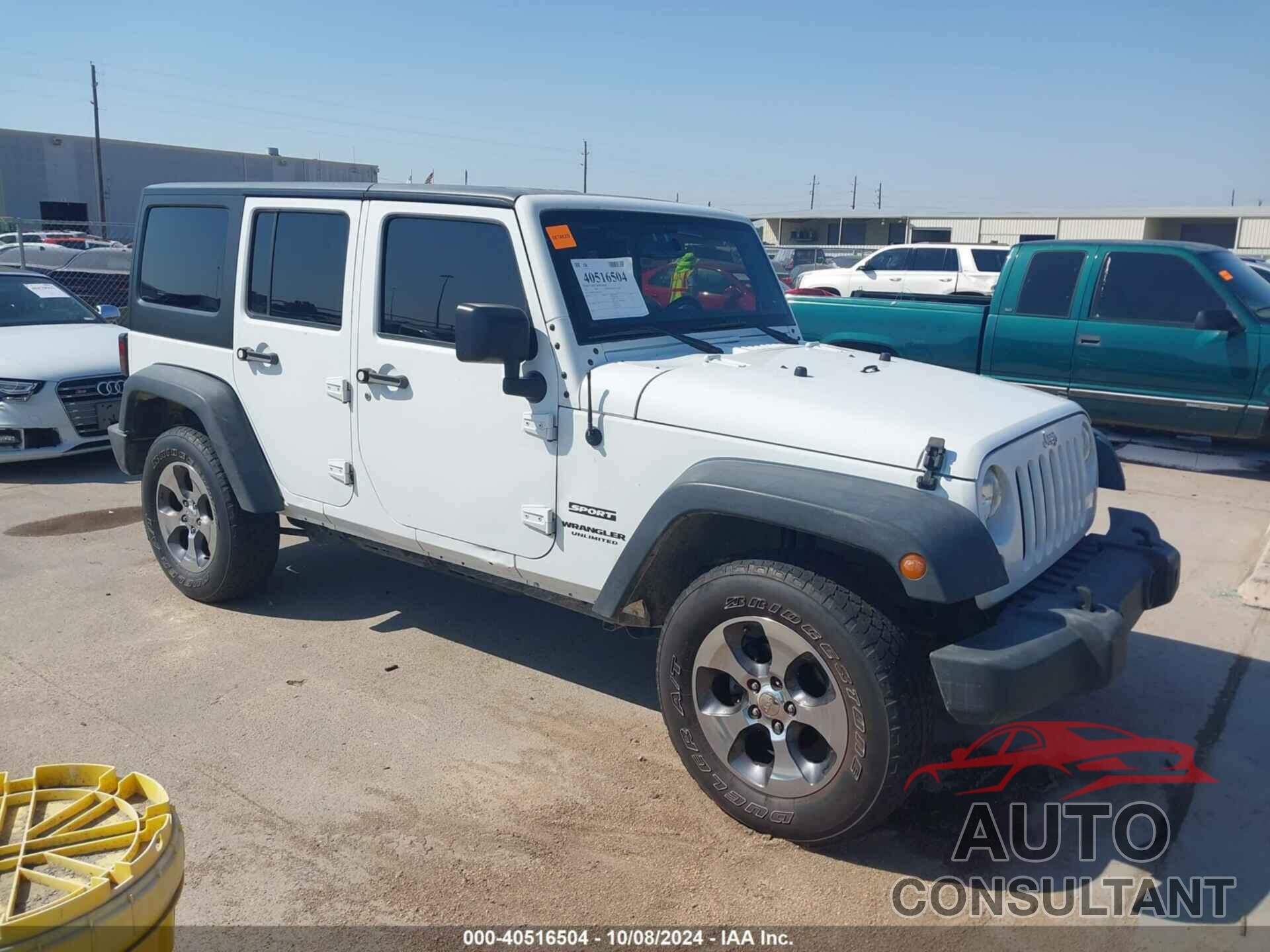 JEEP WRANGLER UNLIMITED 2017 - 1C4HJWDG5HL601957