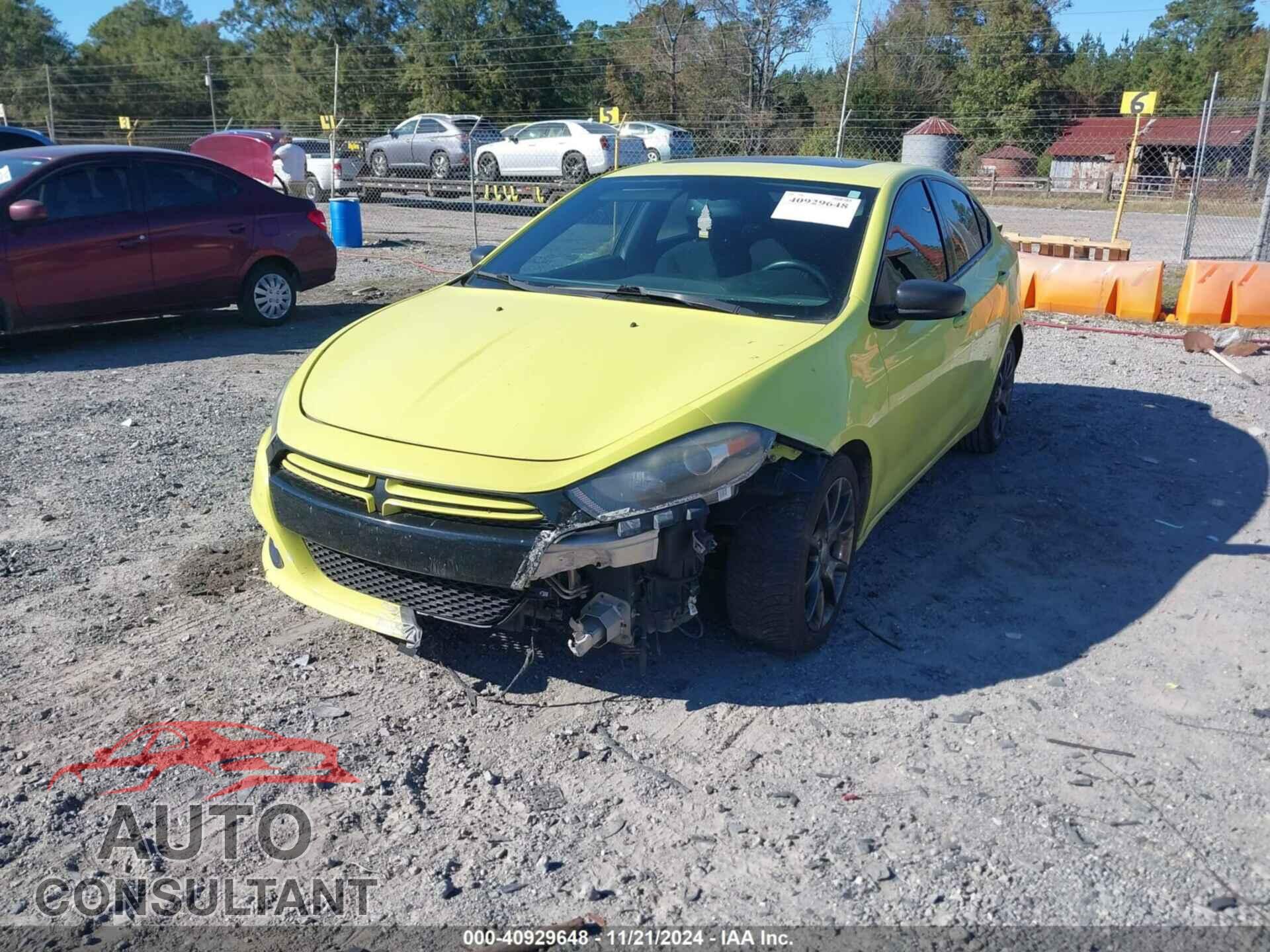 DODGE DART 2013 - 1C3CDFBA1DD179047