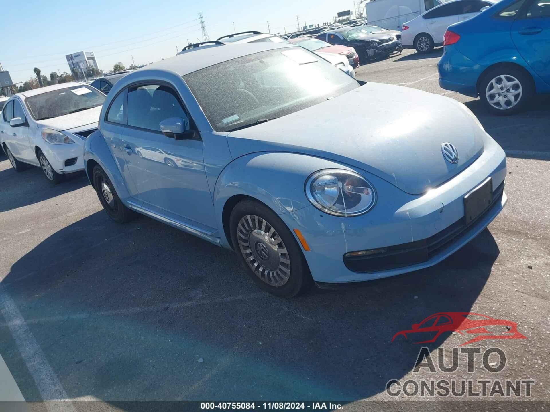 VOLKSWAGEN BEETLE 2013 - 3VWJX7AT9DM661253