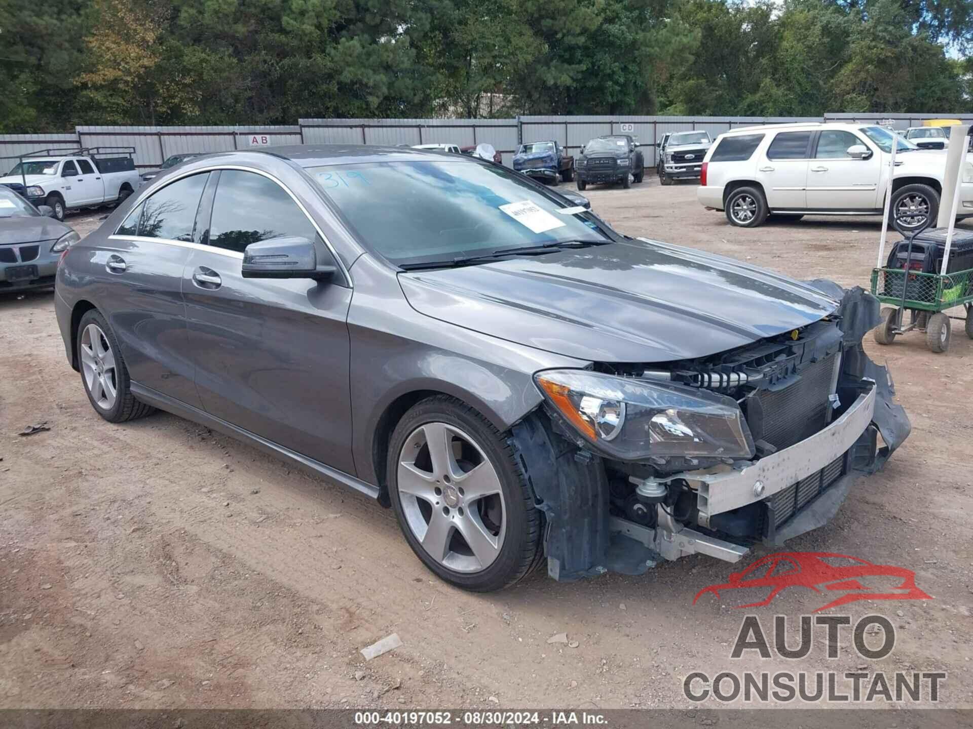 MERCEDES-BENZ CLA 250 2016 - WDDSJ4GB8GN291516