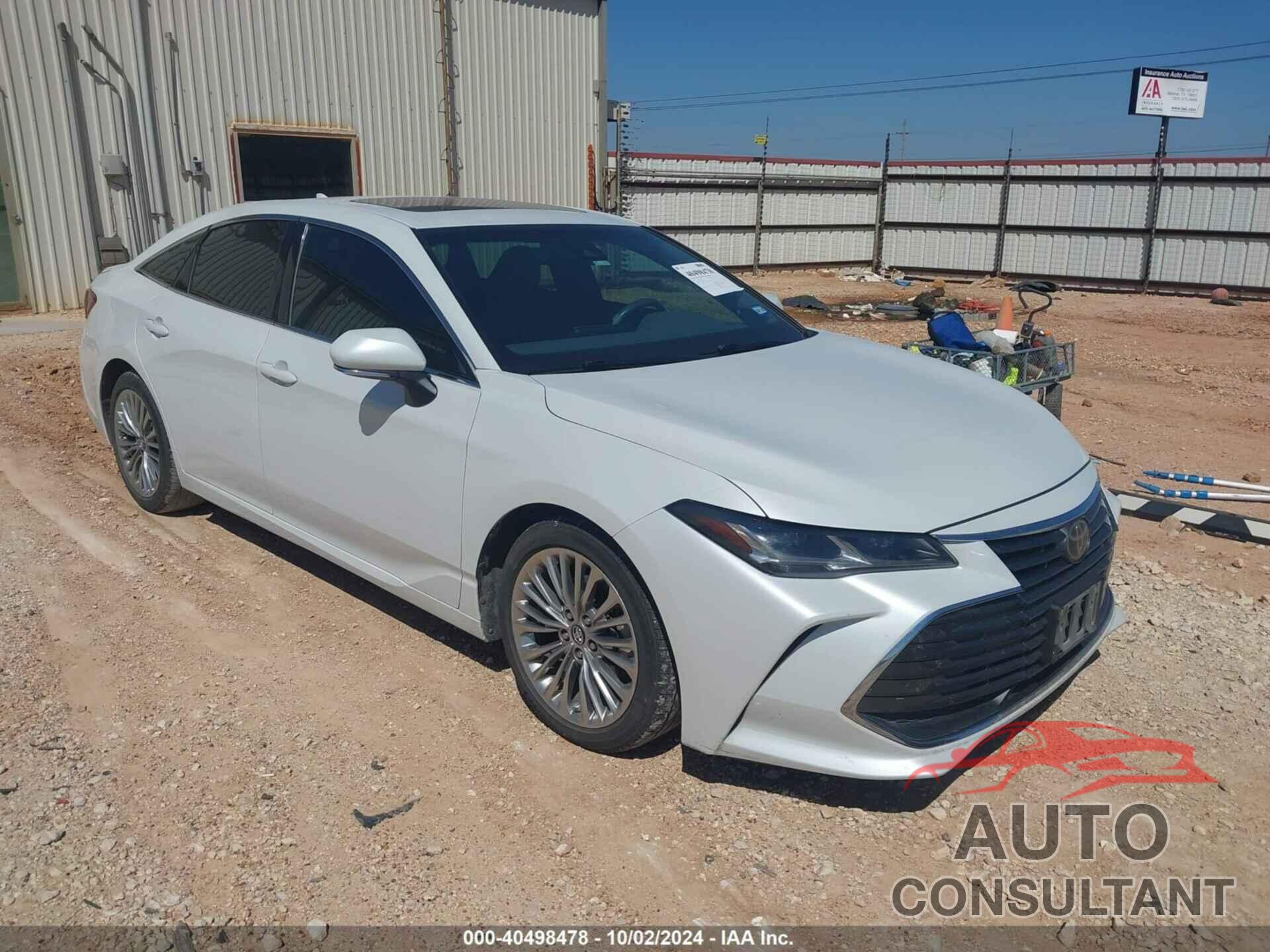 TOYOTA AVALON 2019 - 4T1BZ1FBXKU034869