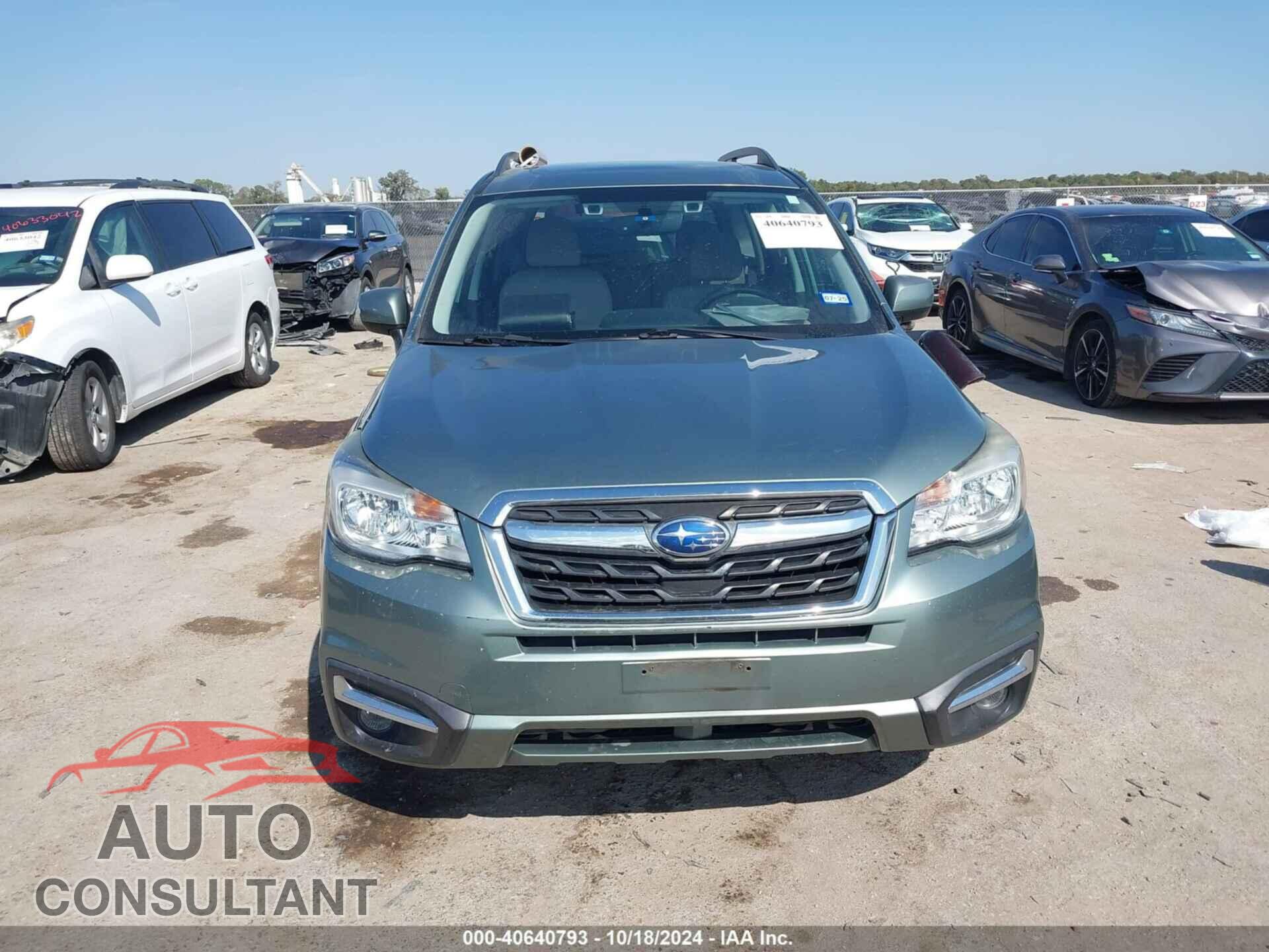 SUBARU FORESTER 2017 - JF2SJAGC0HH586290