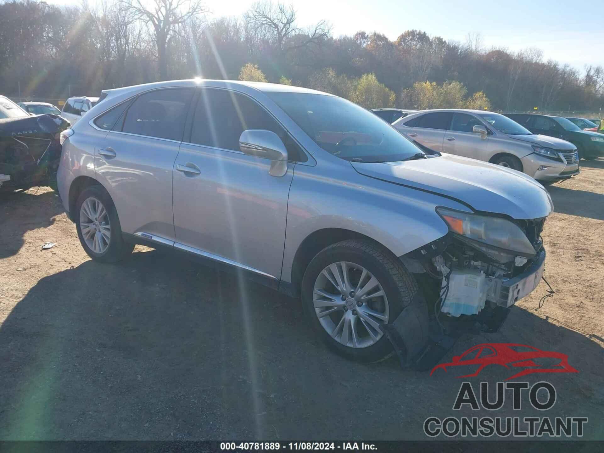 LEXUS RX 450H 2011 - JTJZB1BA5B2405711